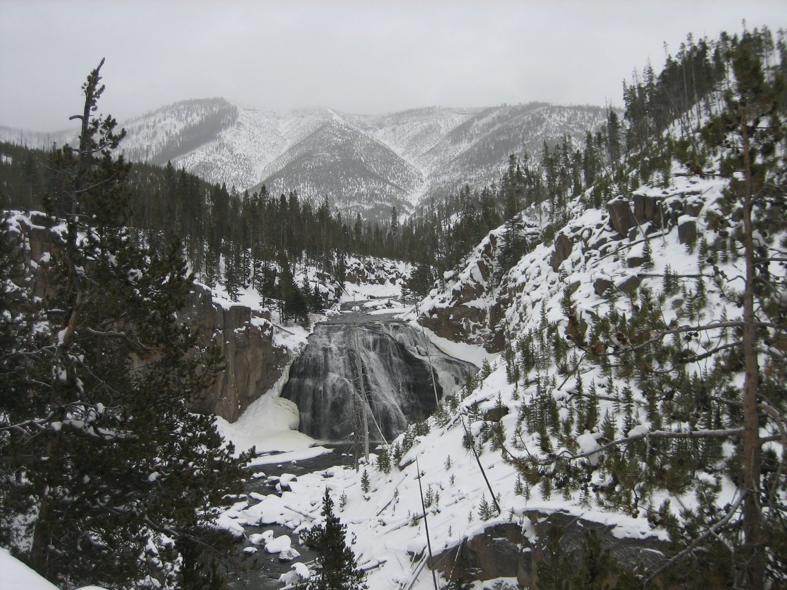 Waterfall in Yellowstone