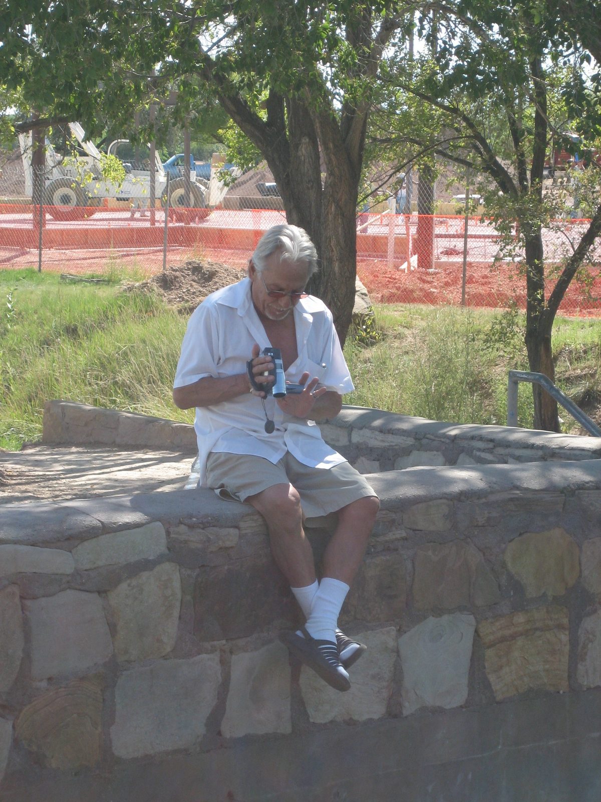 The nice gentleman who took our picture as we jumped.  He is working on video documentaries...