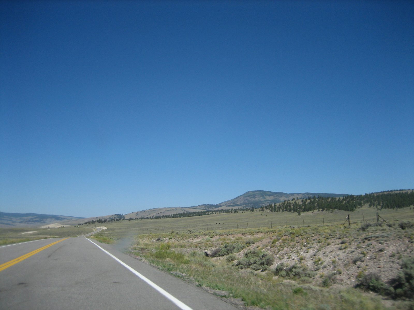 Entering the mountains of CO, north of Alamosa