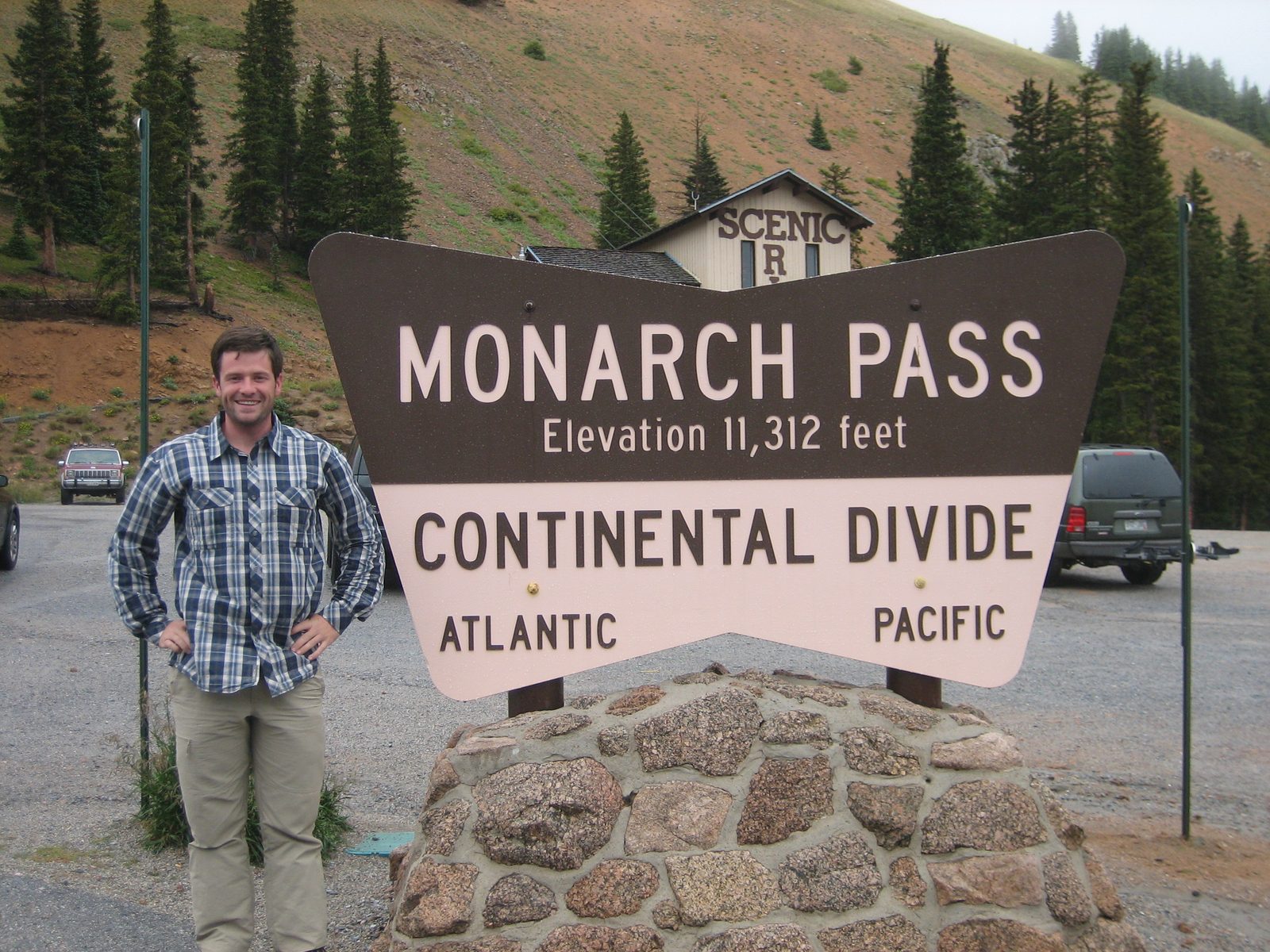 ... Jay on the Atlantic side of the Continental Divide.  It was very, very chilly up here (it...