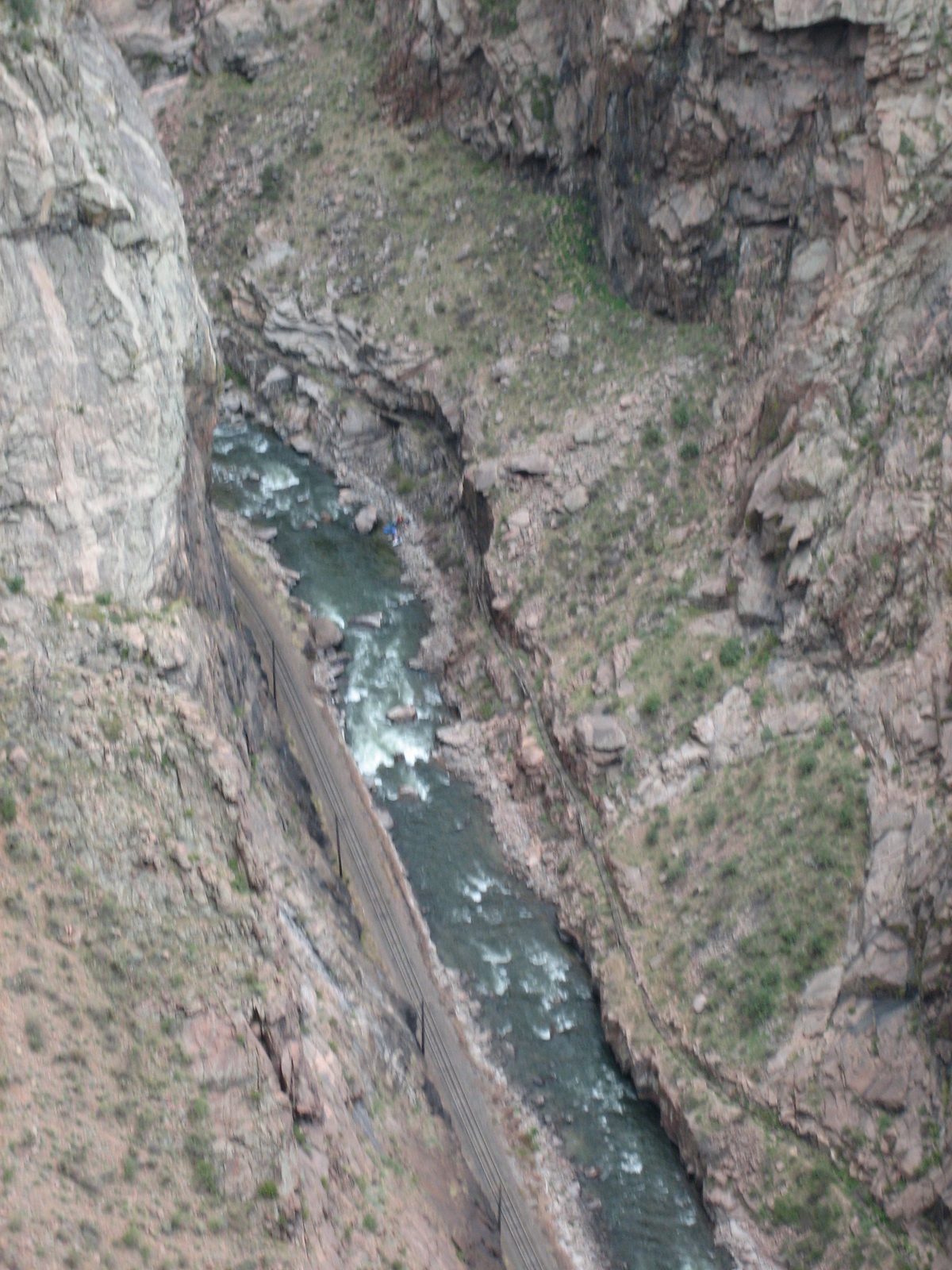 I think there are rafters down there.