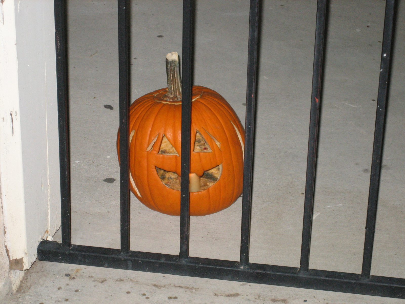 Harold was behind bars, to keep the neighborhood children safe.