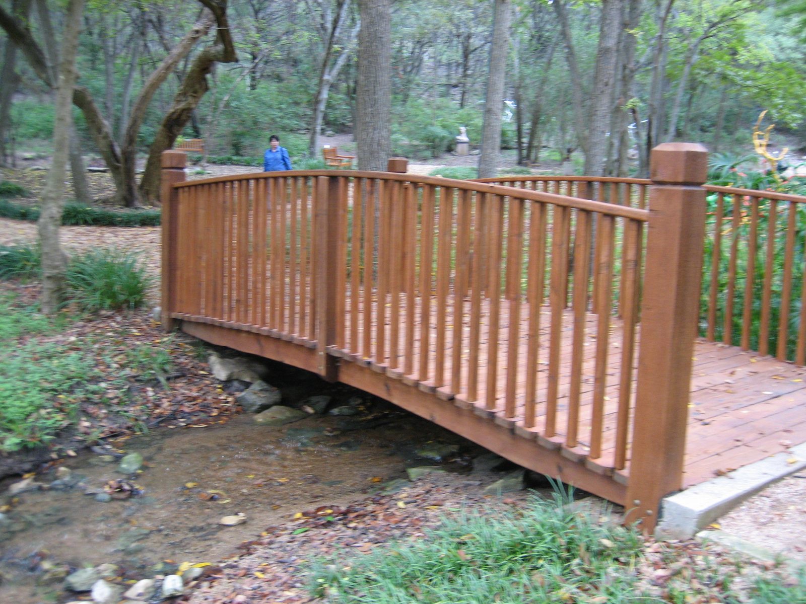 Pretty bridge.  I think I need to have a stream and a cute bridge in my backyard.