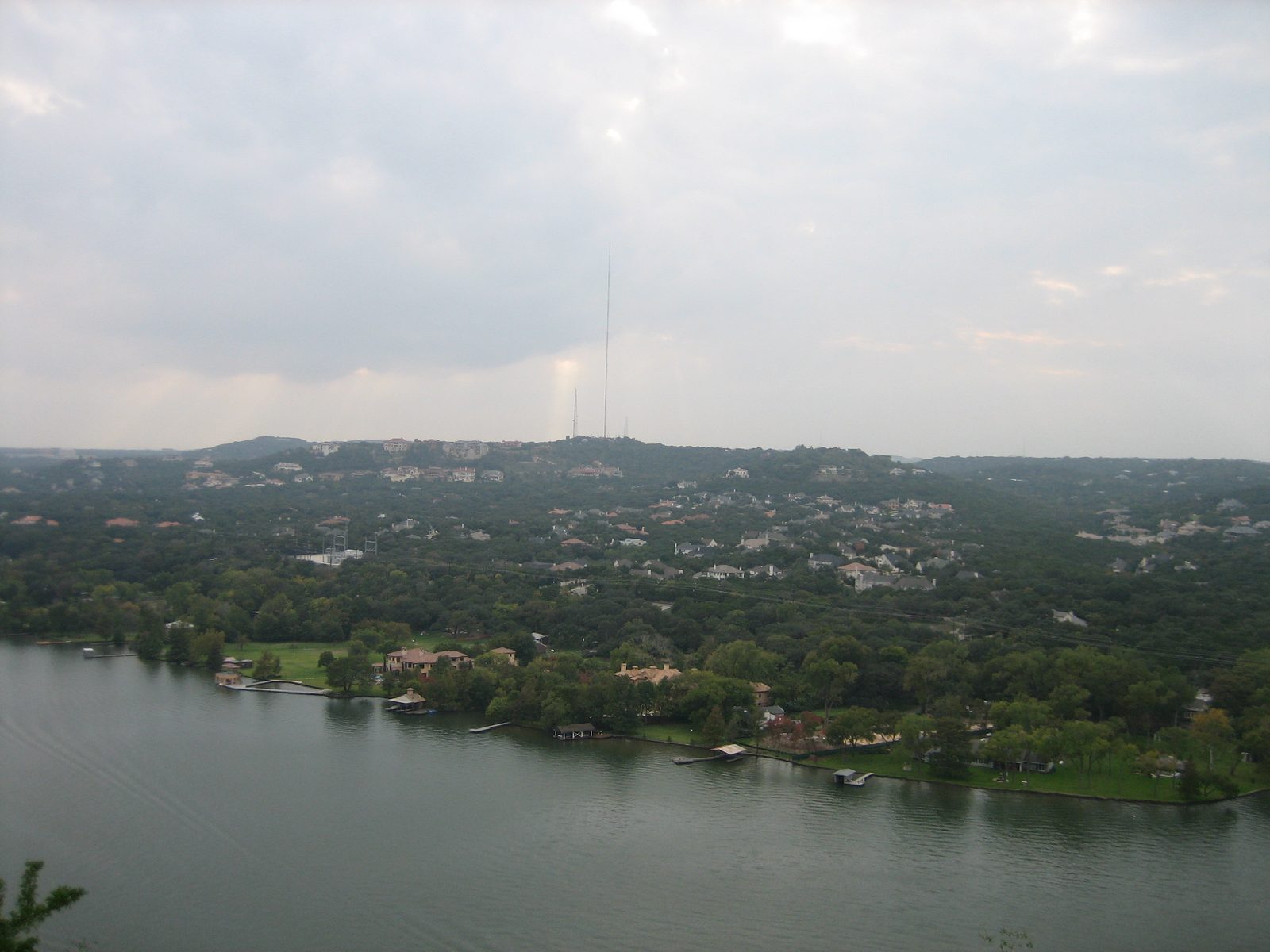 Looking across the lake towards West Lake.