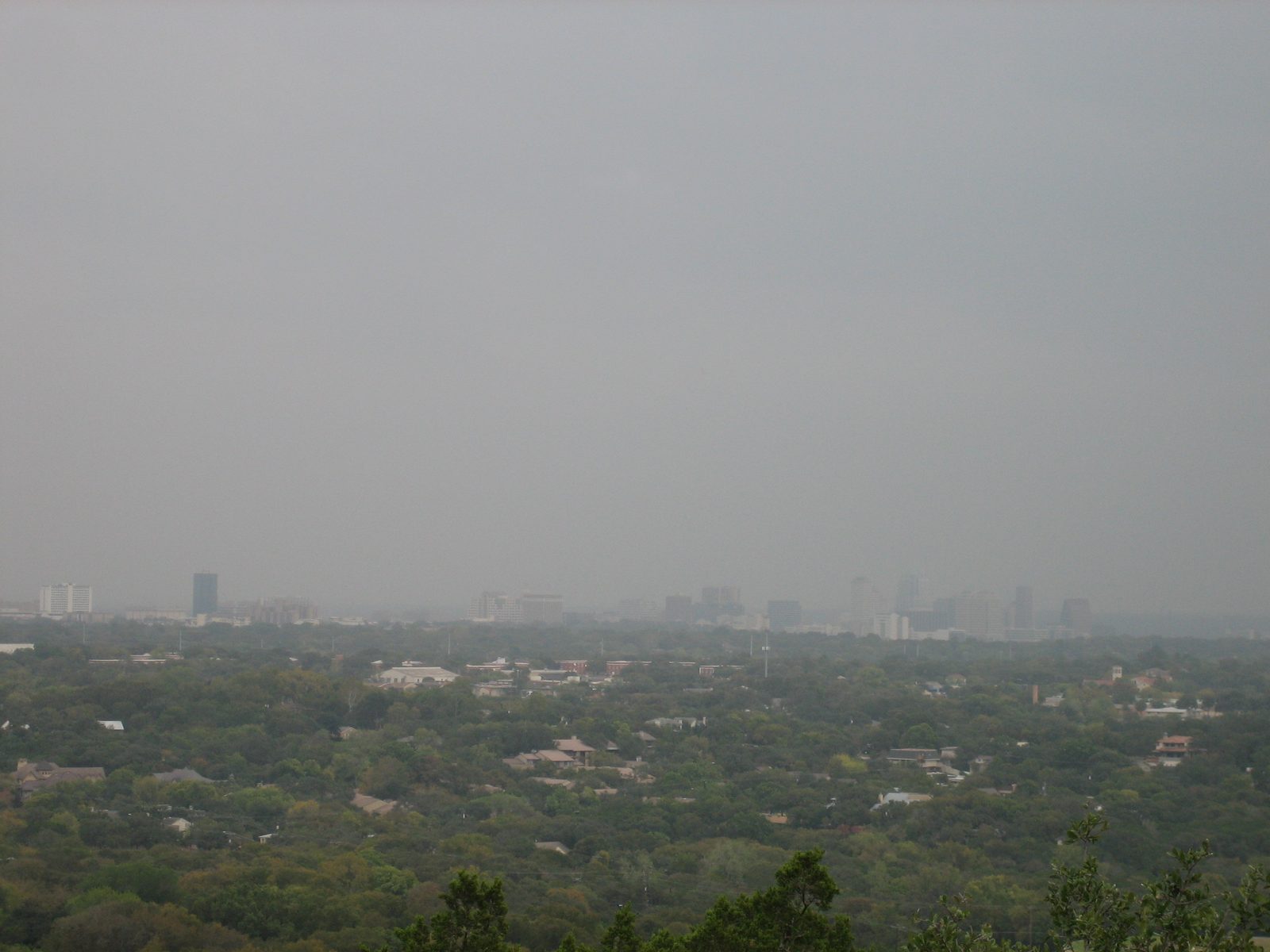 Towards downtown.  It would have been a nicer view had it not been so overcast...