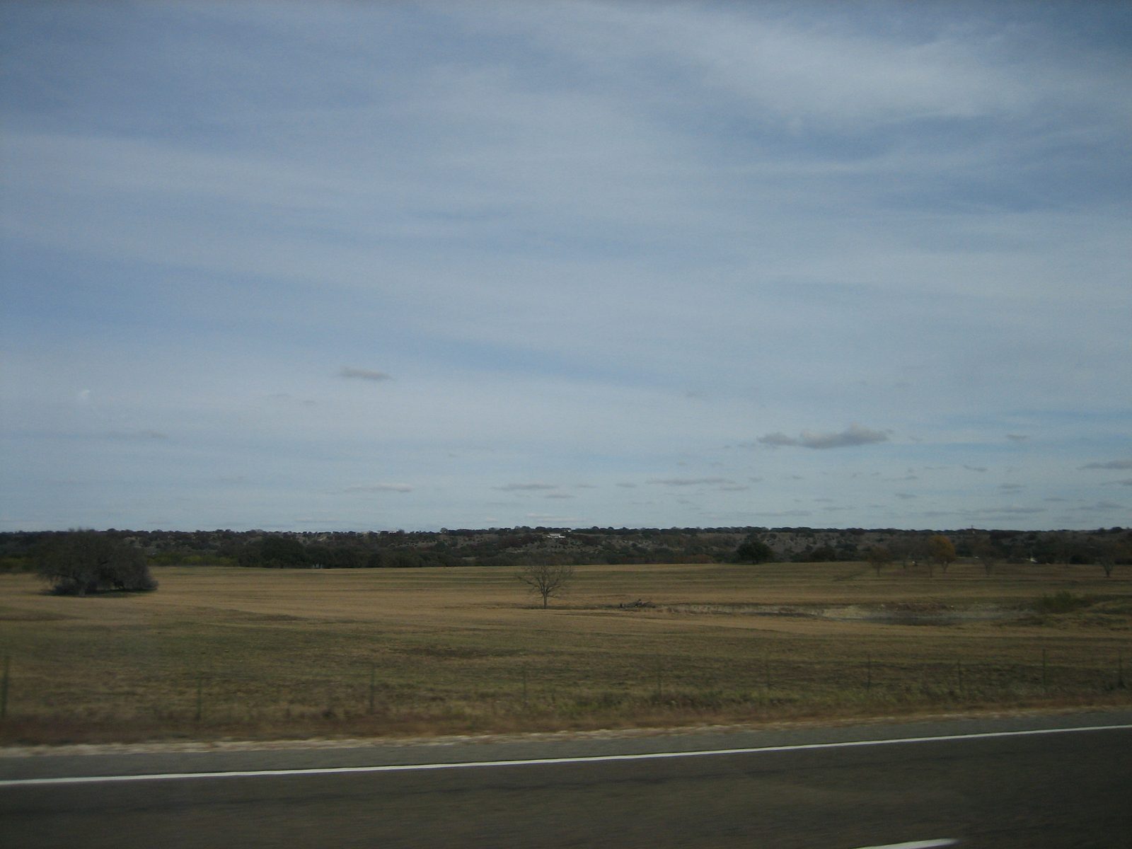 ... and then more flat.  Up near Lubbock, it was mighty flat.  Nice for running and huge views...