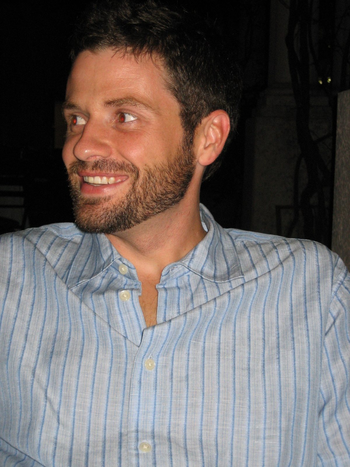Jay, at Catherine's birthday dinner celebration
