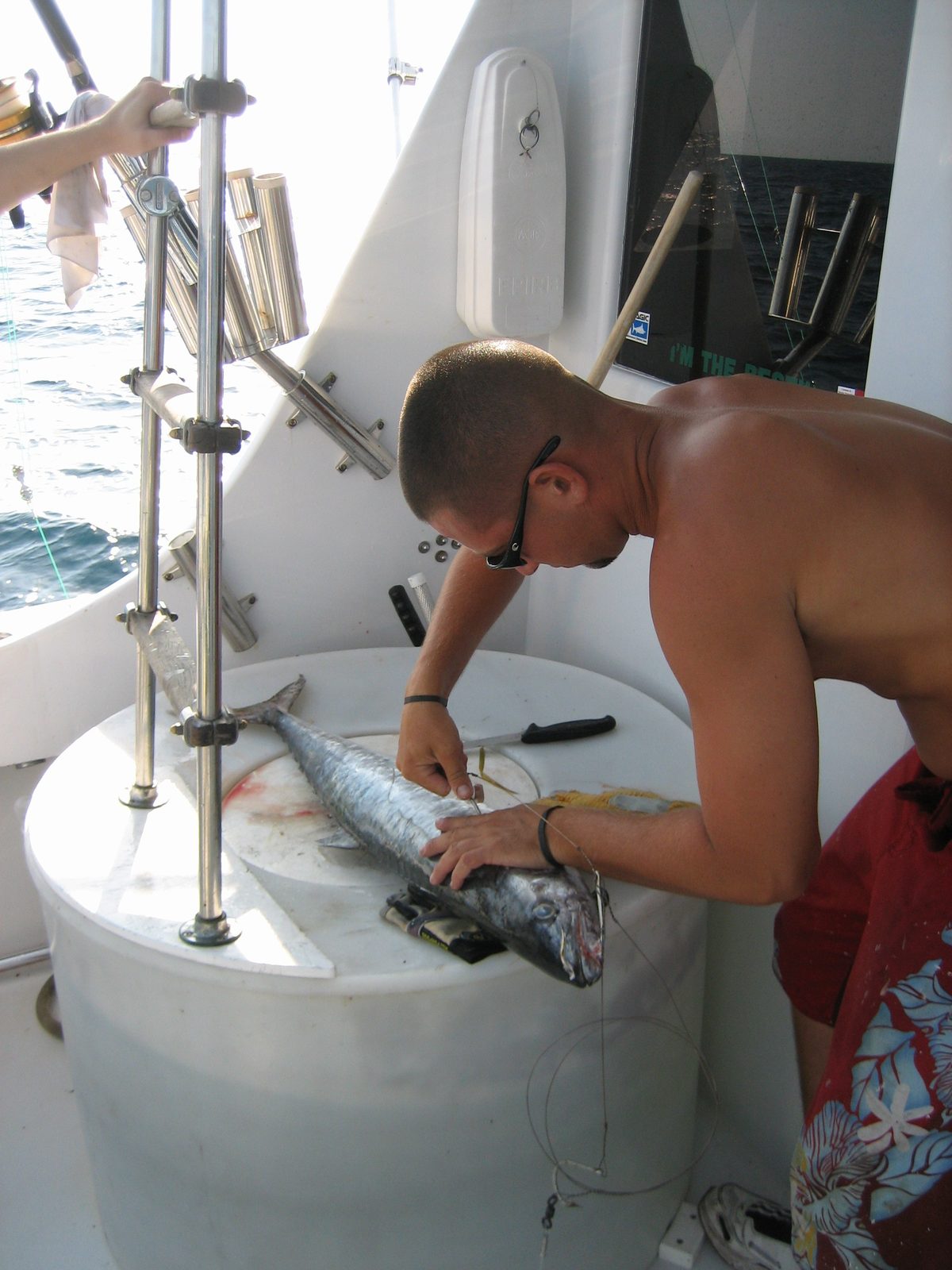 Seriously.  Most people would be happy with just catching a fish that size.