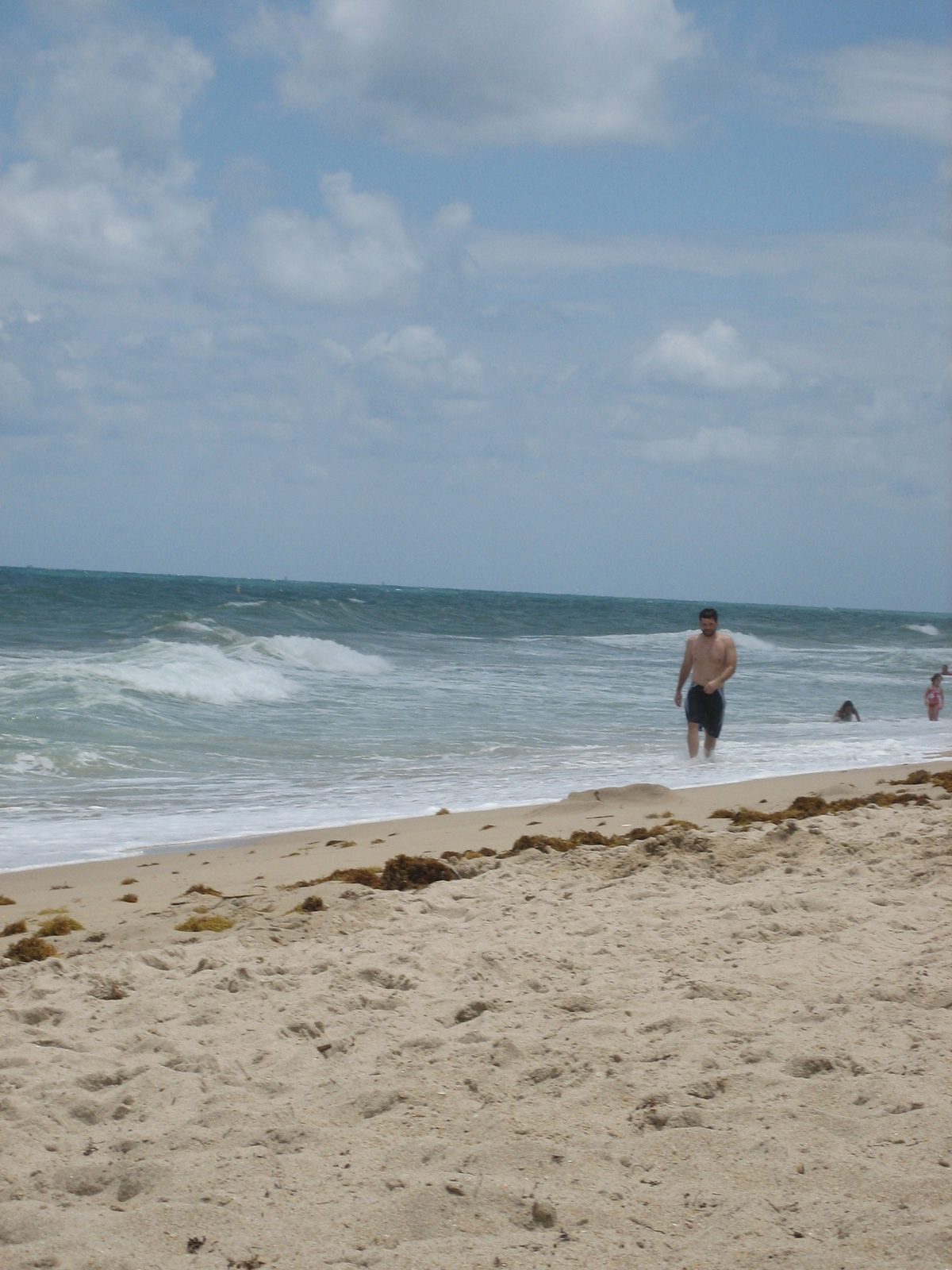 Jay on the beach