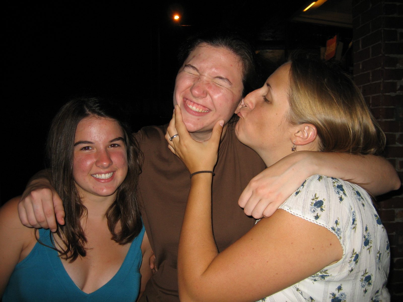 Shelby, Kelly, and Catherine at the rehearsal dinner