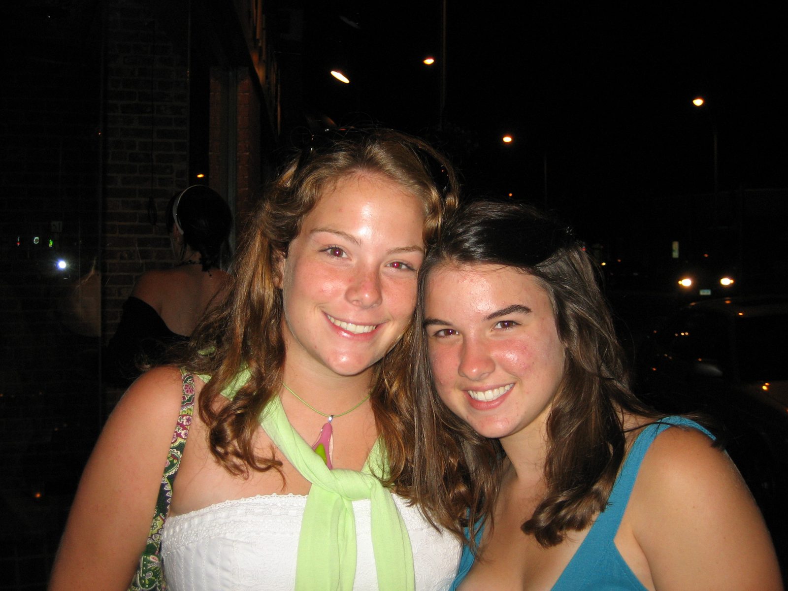 Maggie and Shelby out in Norwalk