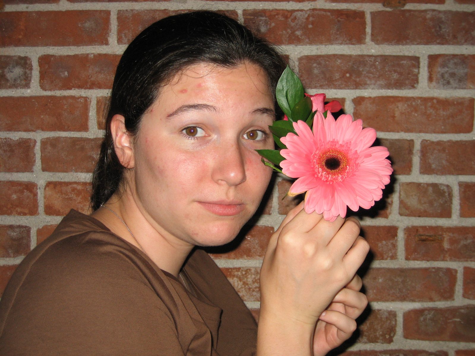 Kelly likes the flower