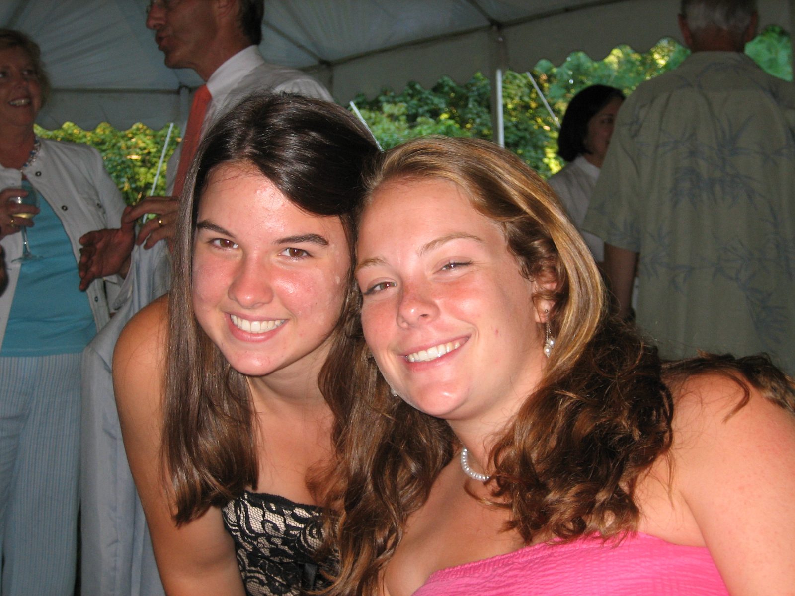 Shelby and Maggie at the reception