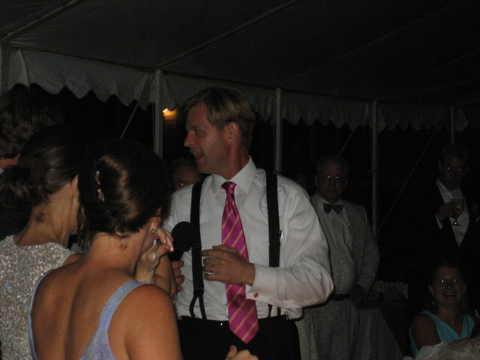 David, with Pam in the foreground