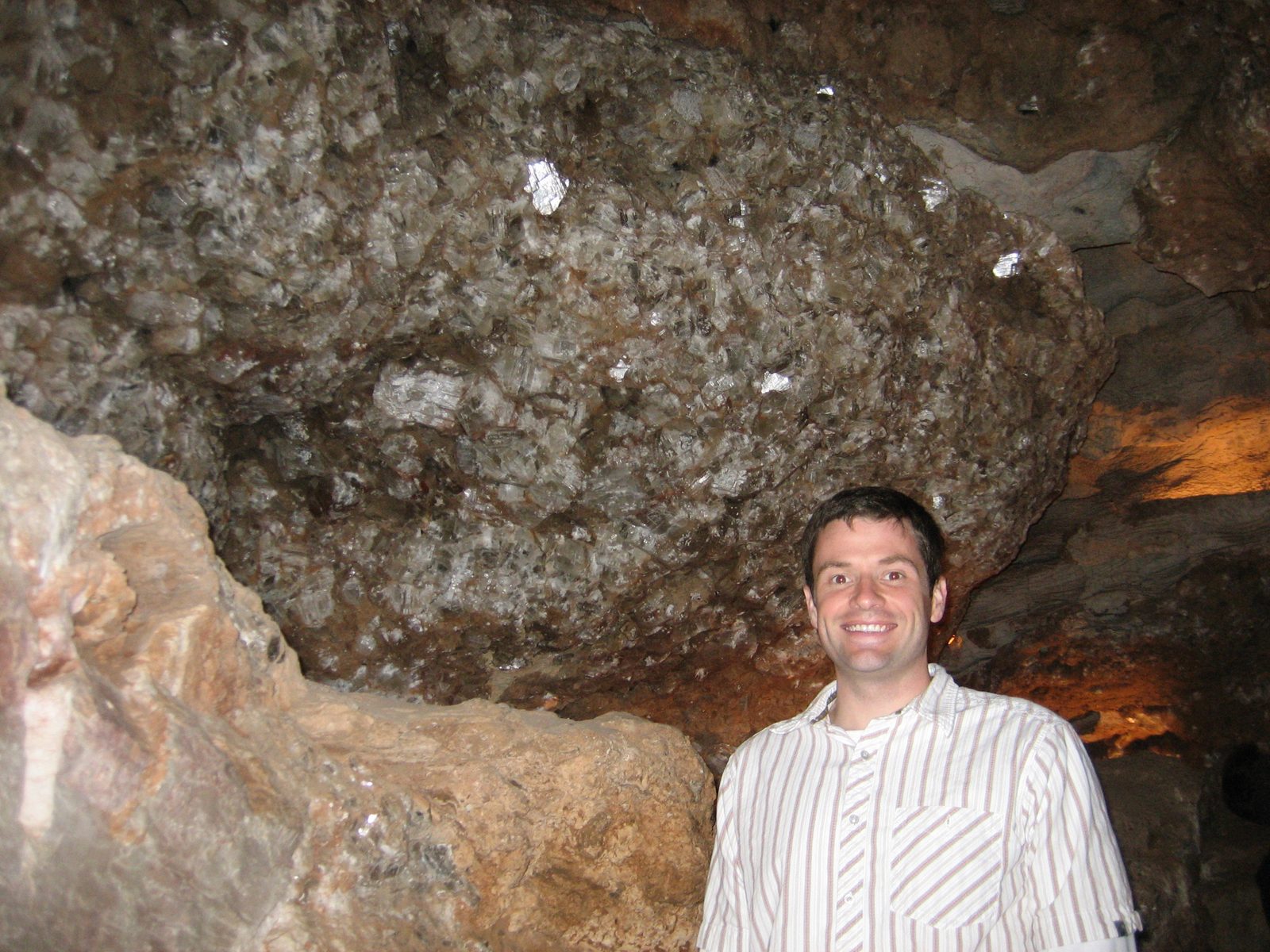 In a cave in the Fredericksburg area.  Longhorn Caverns, I think.
