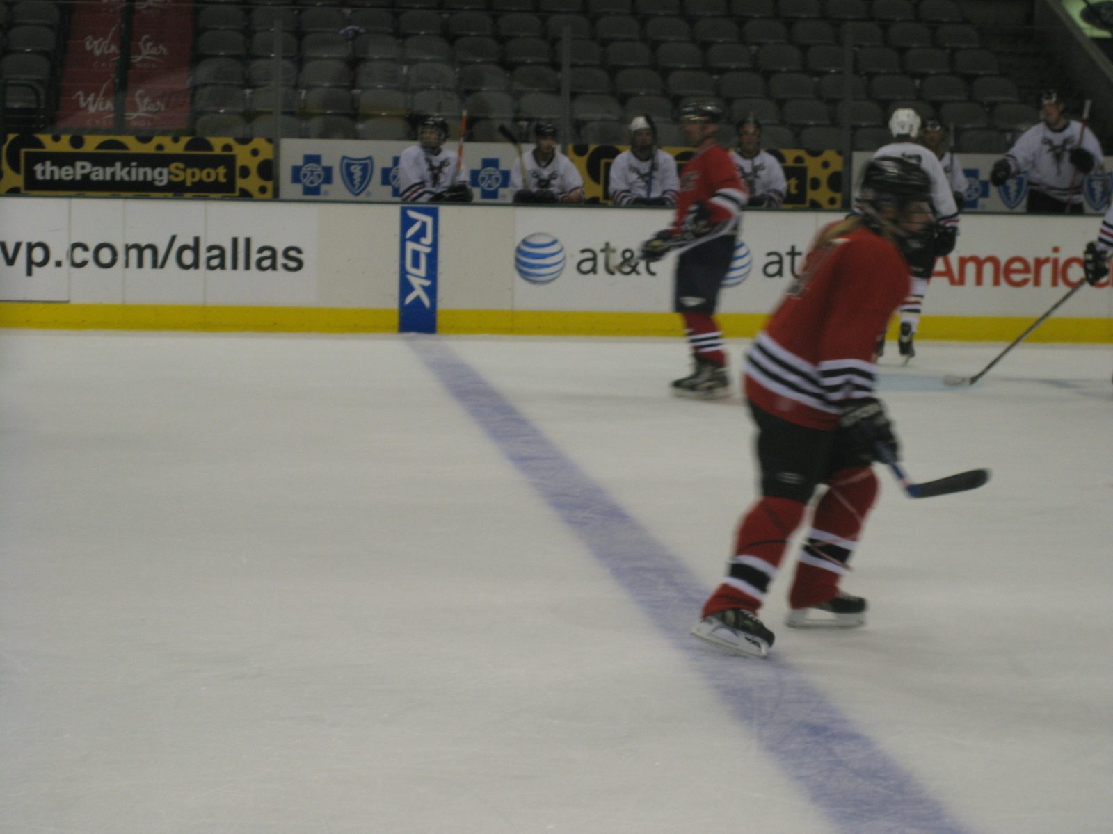 Skating at the American Airlines Arena!
