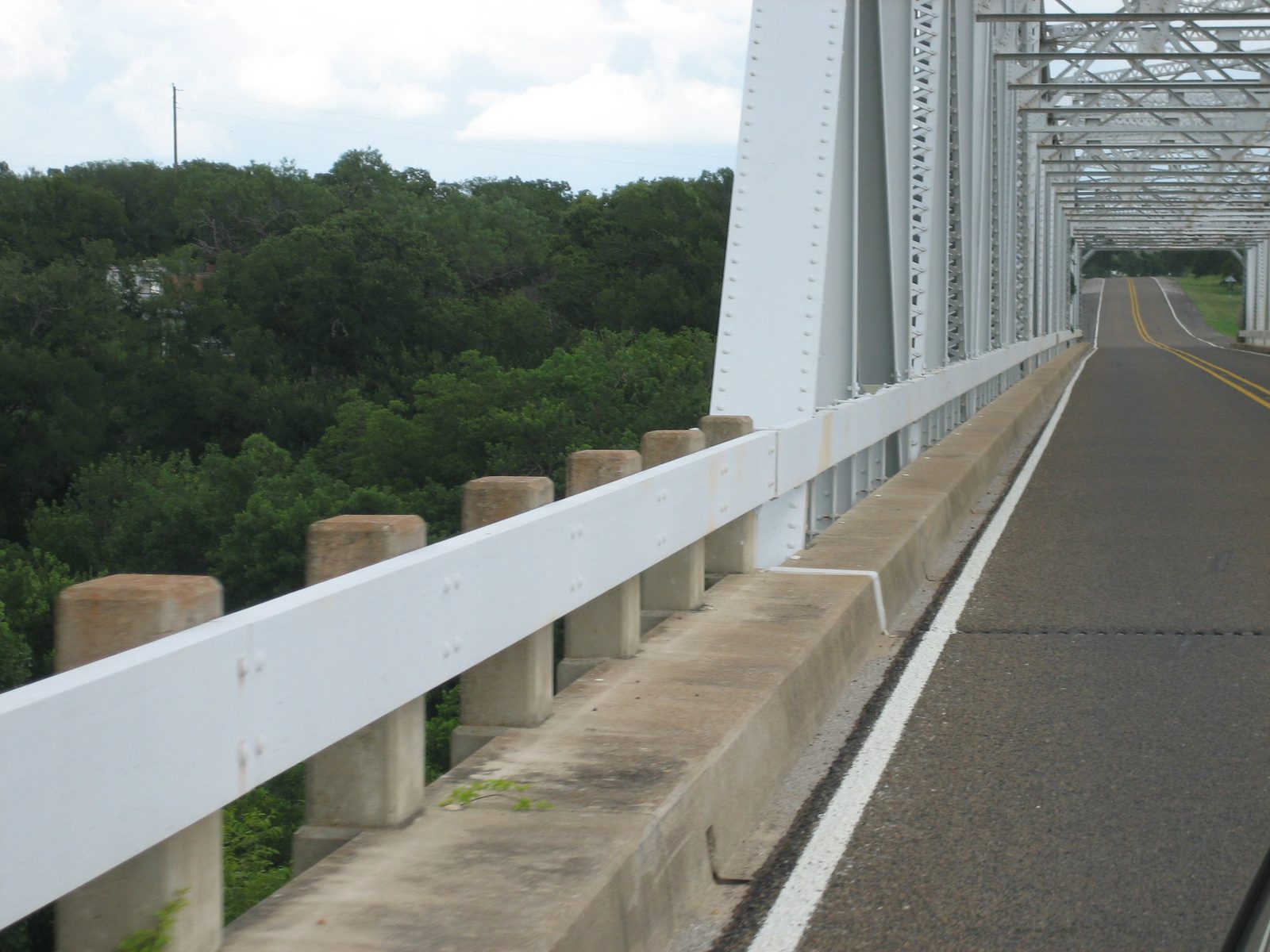 Looking back down the bridge.