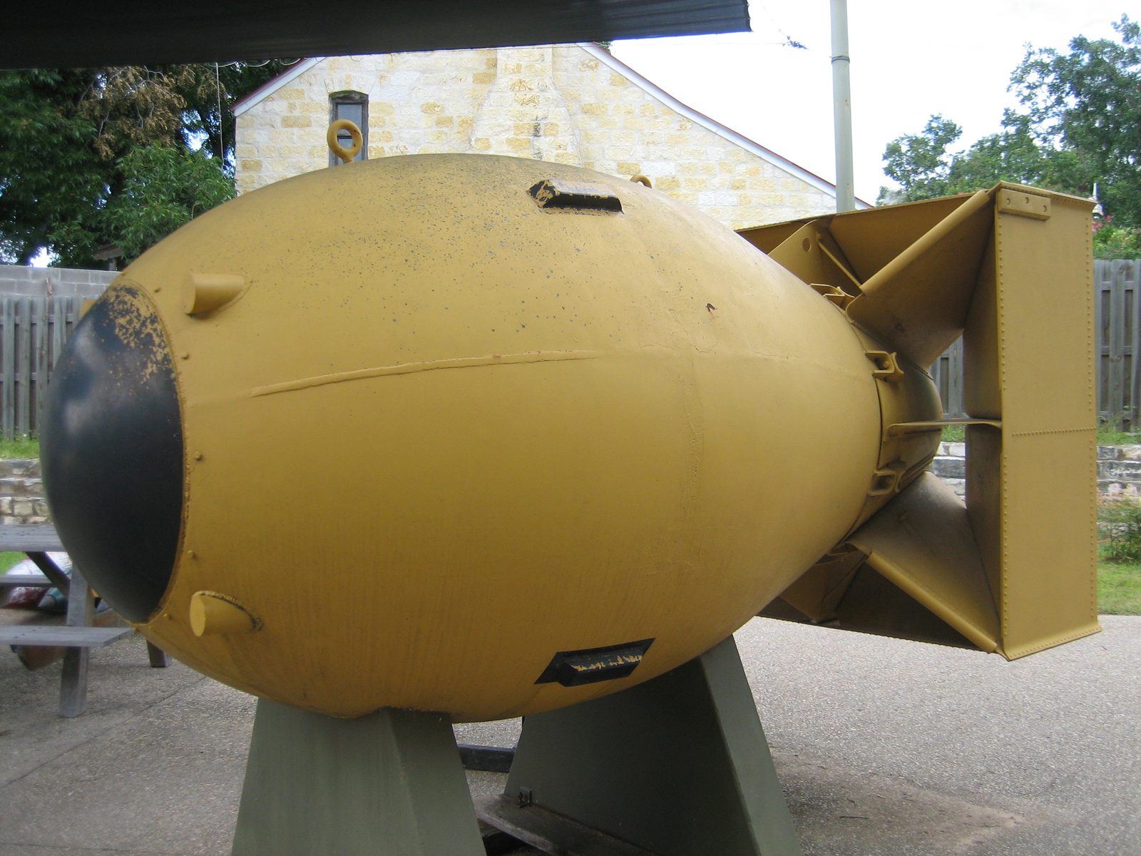 To make a huge change from a Garden of Peace...... the atomic bomb.