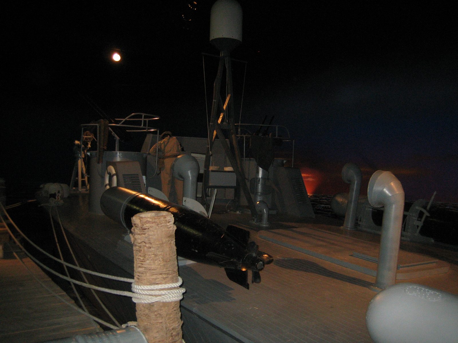 A restored PT boat, one that actually saw action.