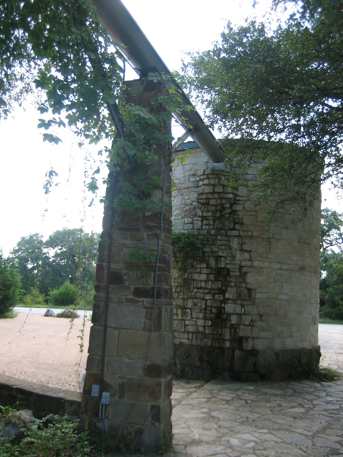 The aqueduct and water cistern thing at the Lady Bird Johnson Wildflower Center.