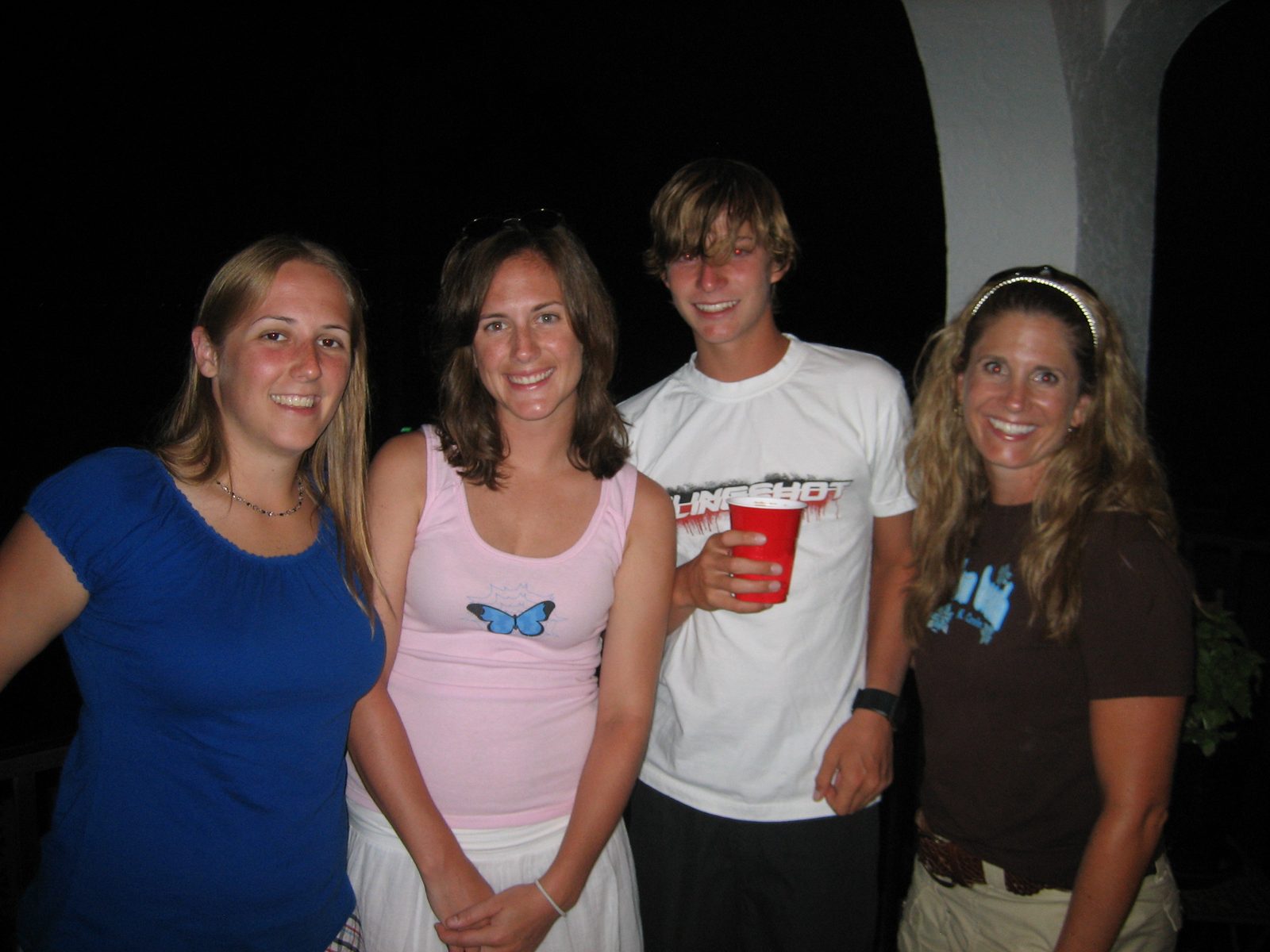 Cat, Carrie, Eddie, and Justyne.
