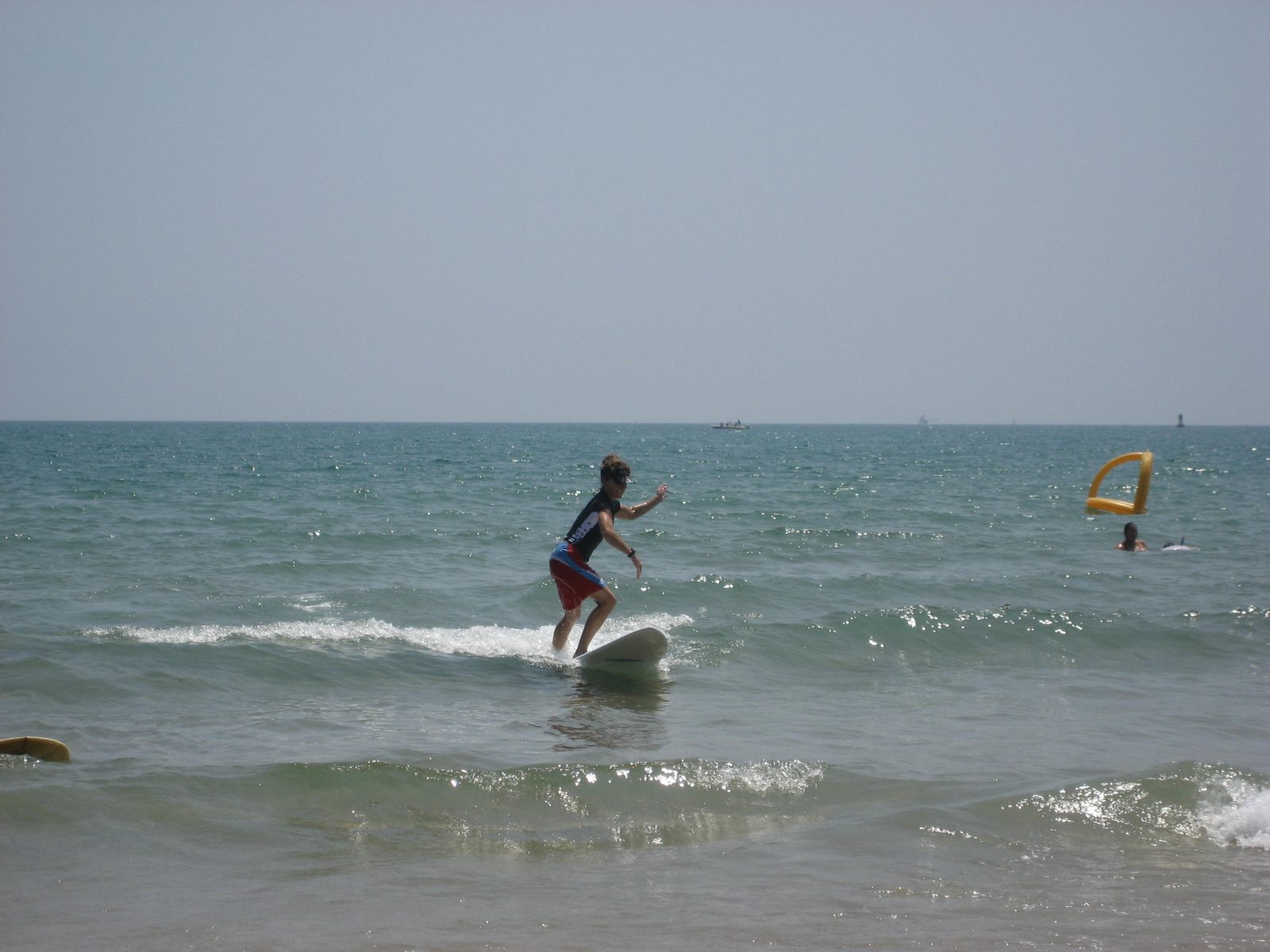 No surprise that Cindy manages to rock surfing with no waves.