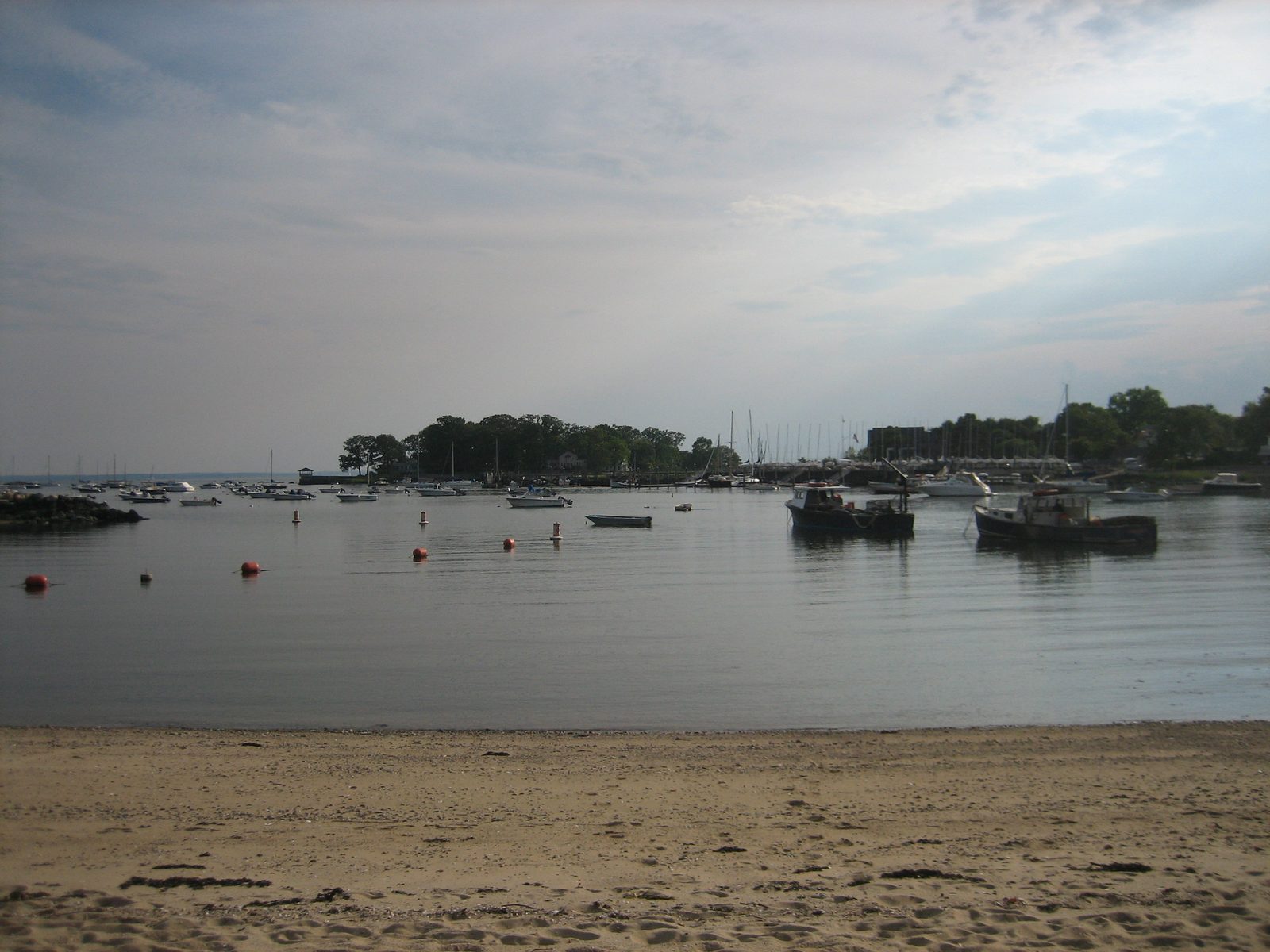 The only two workin' boats in Darien