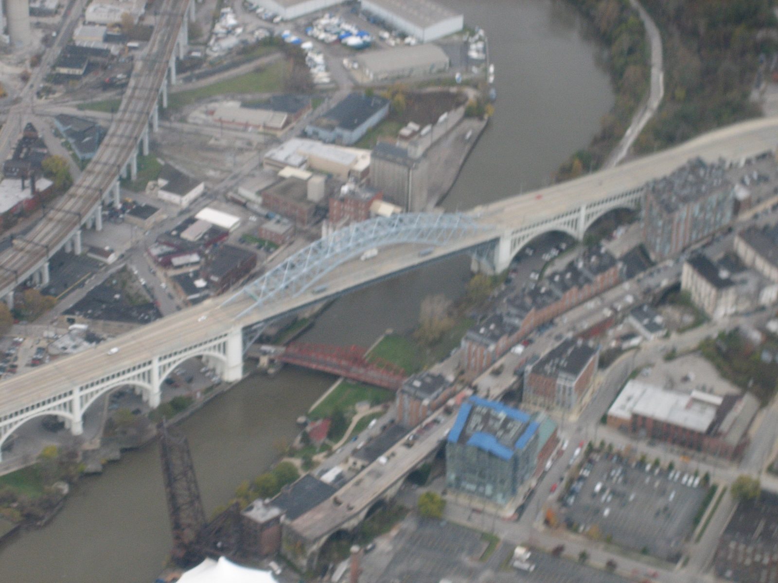 A neat bridge in Montreal.  Unfortunately, most bridges in the city were not neat, they were...