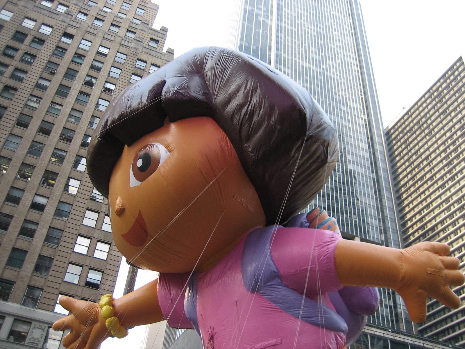 Dora the Explorer wanders overhead