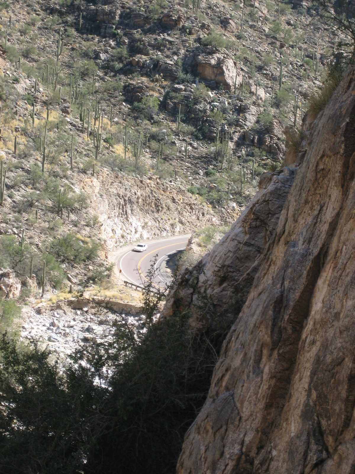 Rock walls near major roads are kind of fun - it doesn't take long to hike in, and it's kind of...