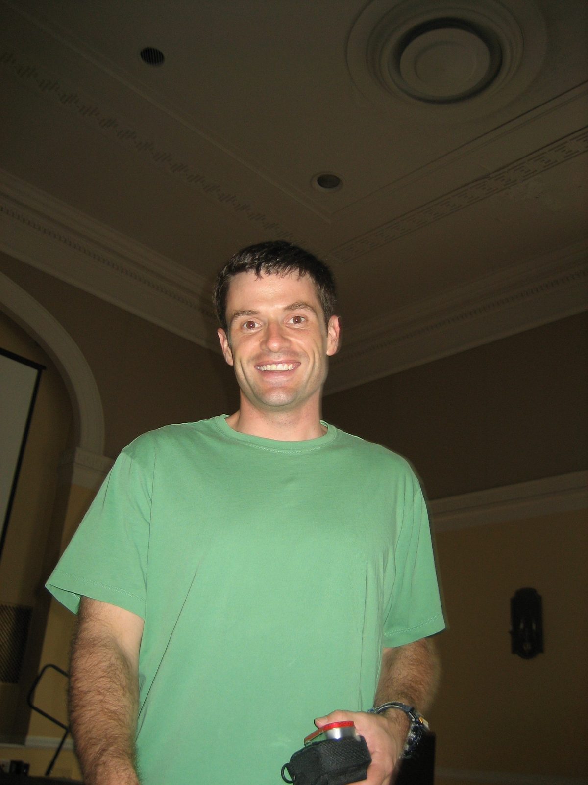 Jay in the Newcomb Ballroom.