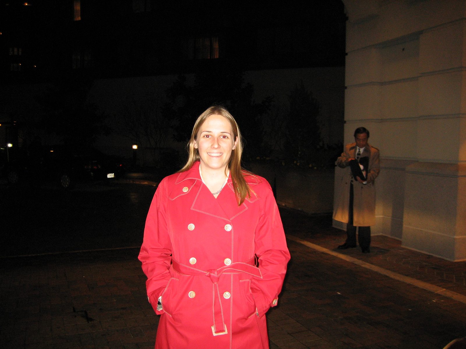 Catherine after Day 1 of the conference.  A bit tired, but generally happy.