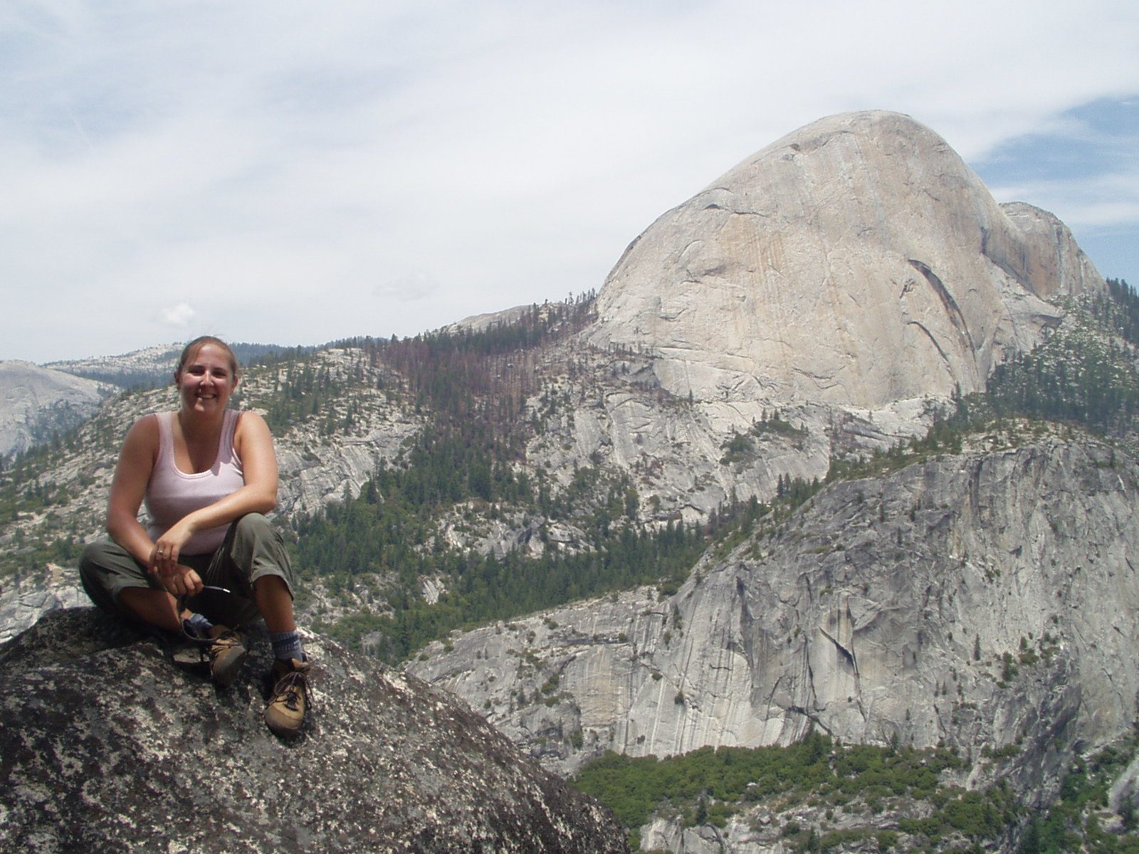 Catherine and Half Dome.
