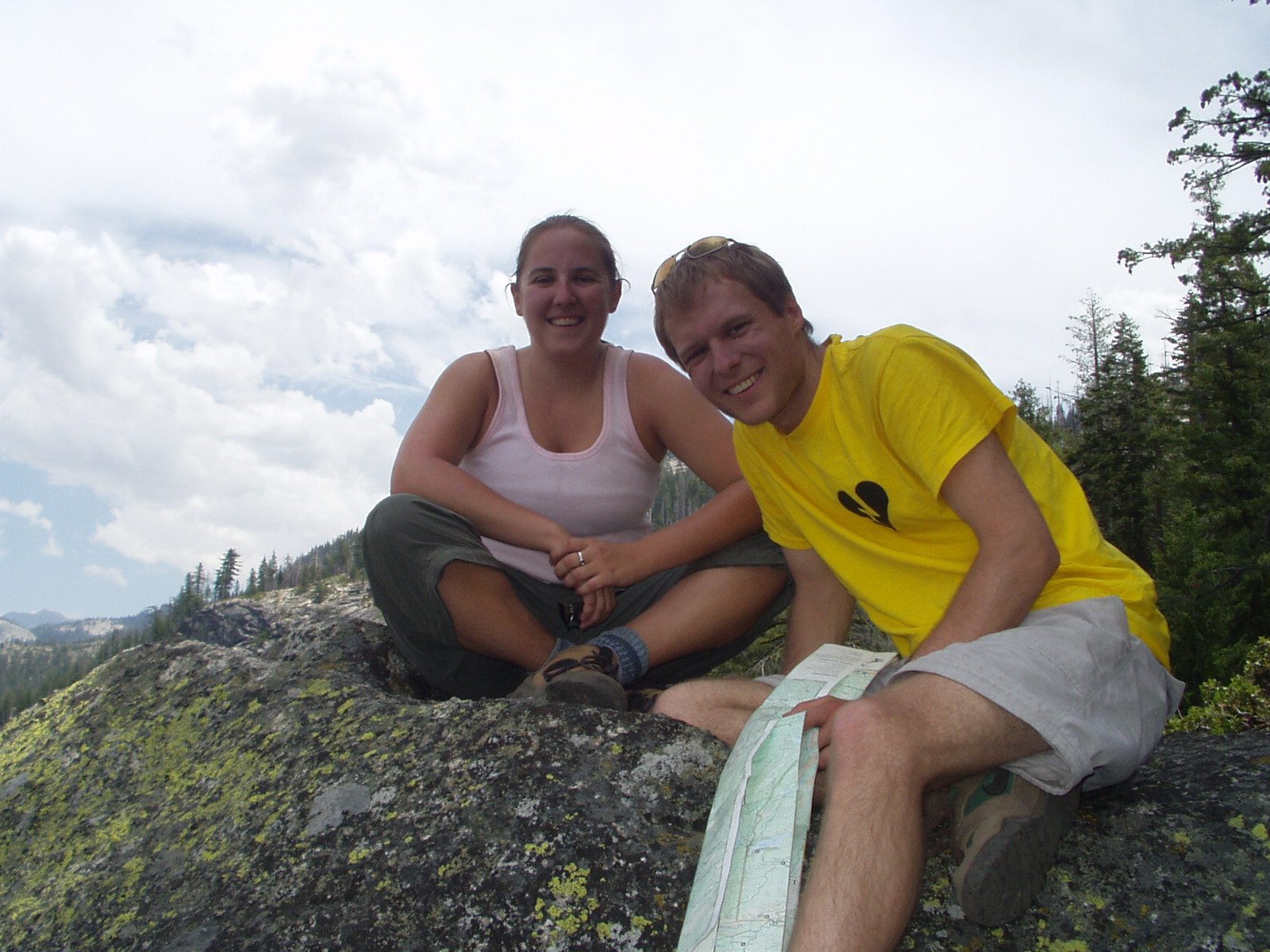 Catherine and John again on the Panorama Cliff trail.