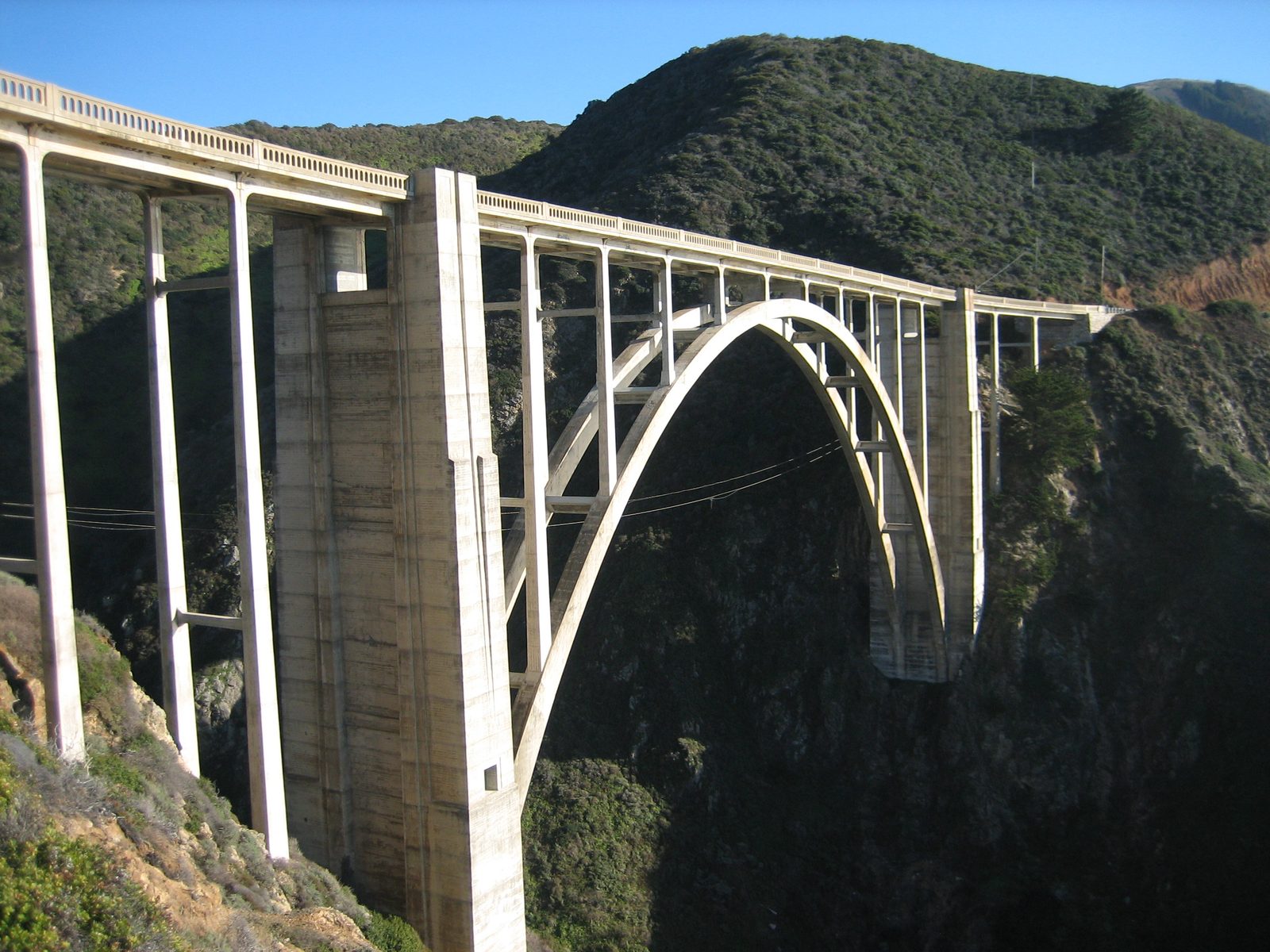 The Bixby Bridge!  AKA, "one of the most photographed bridges in the world because of its...