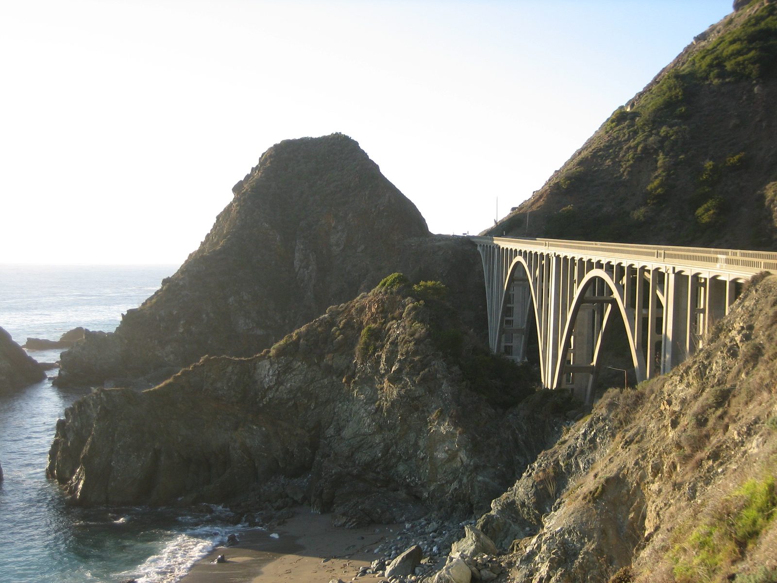 The Big Creek Bridge.  Somewhat of a disappointment after the other two, in terms of design and...