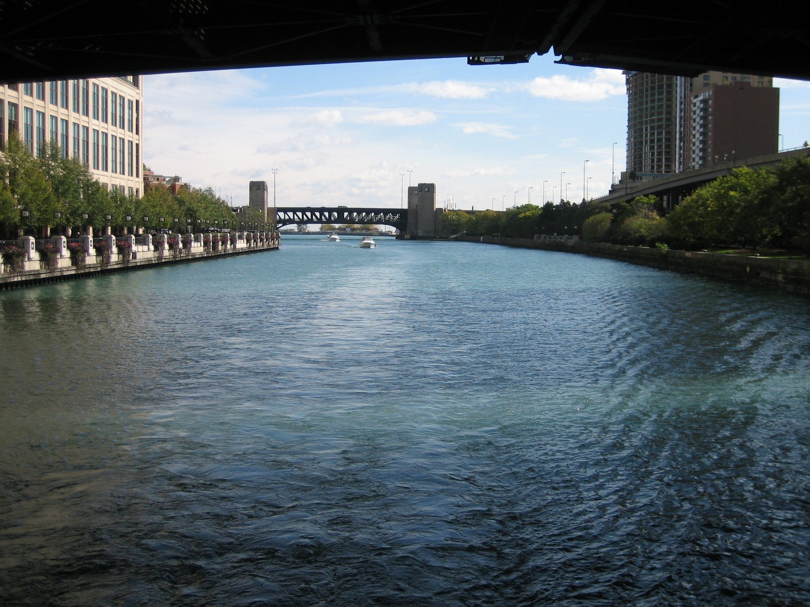 Looking back towards the lake after the second bridge inland (S. Columbus?).