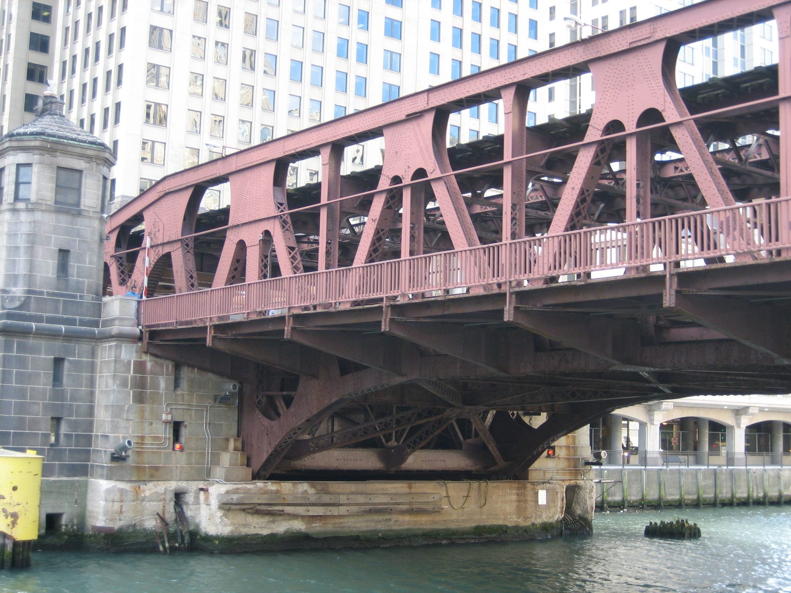 Bridge type #3.  I believe this is Michigan Ave (the Magnificent Mile), and is a double-decker. ...