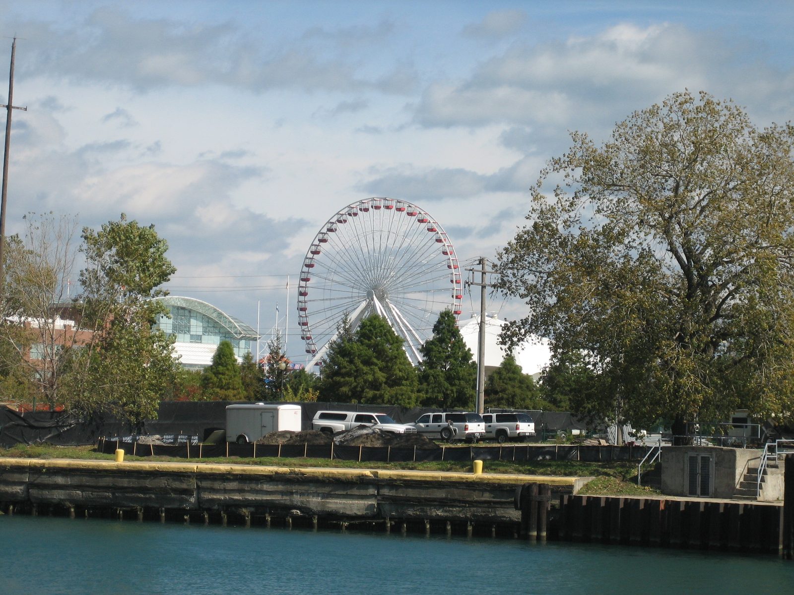 The Ferris Wheel on Navy Pier.