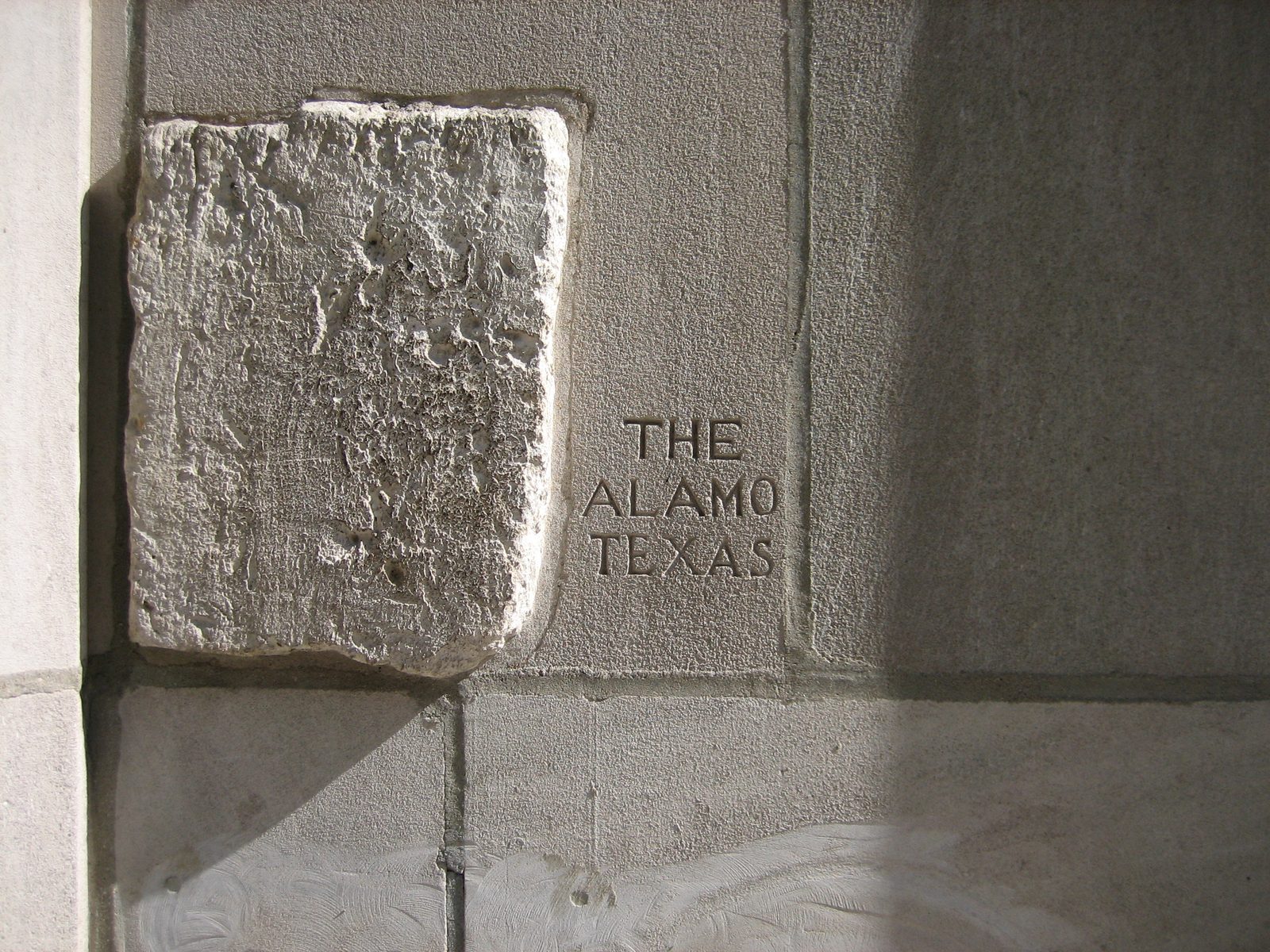 This building (home of the Chicago Tribune) had many rocks like this coming out of the side,...
