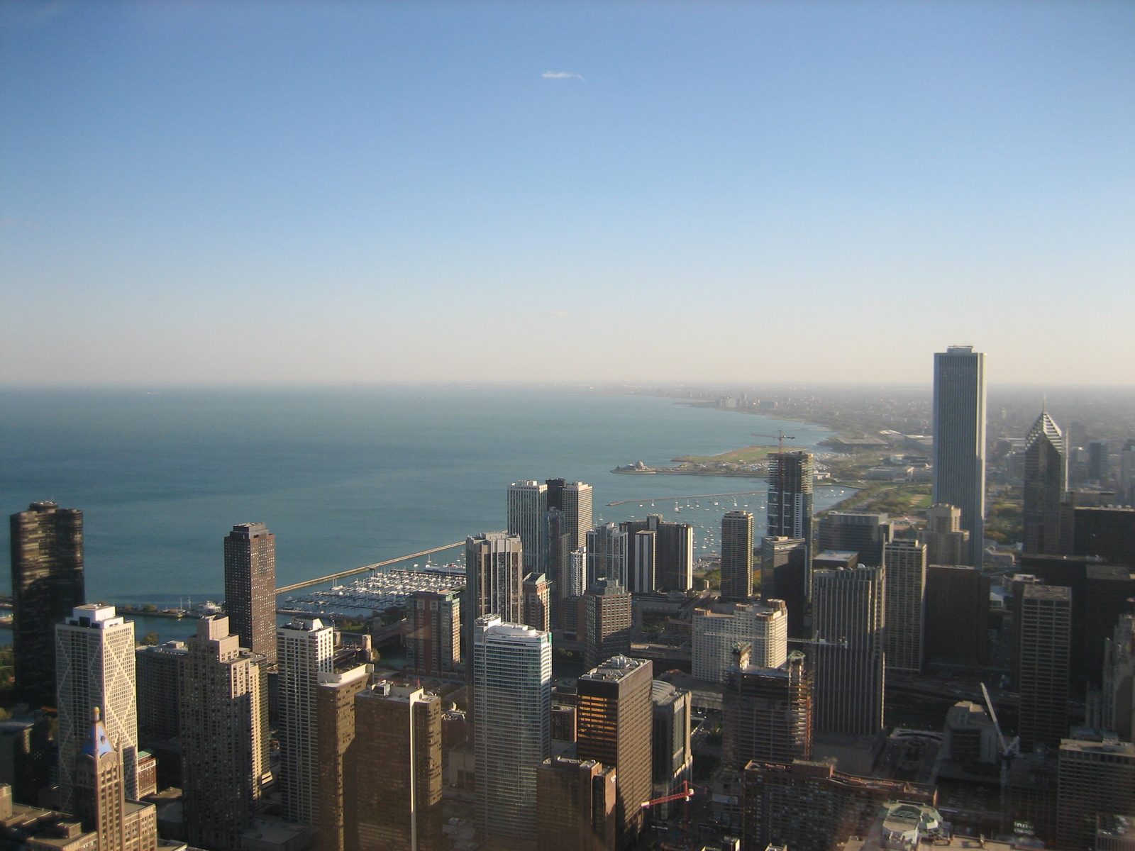 Looking south, southeast.