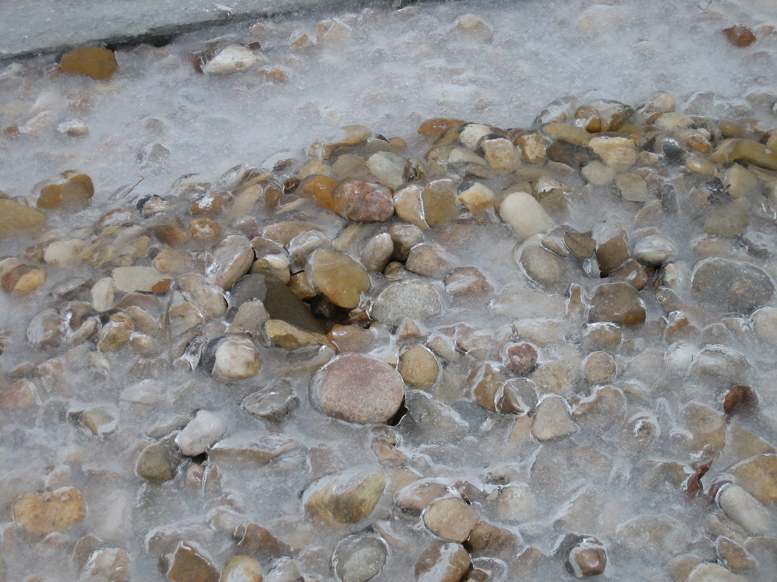 Excellent drainage occured through these stones, I see...