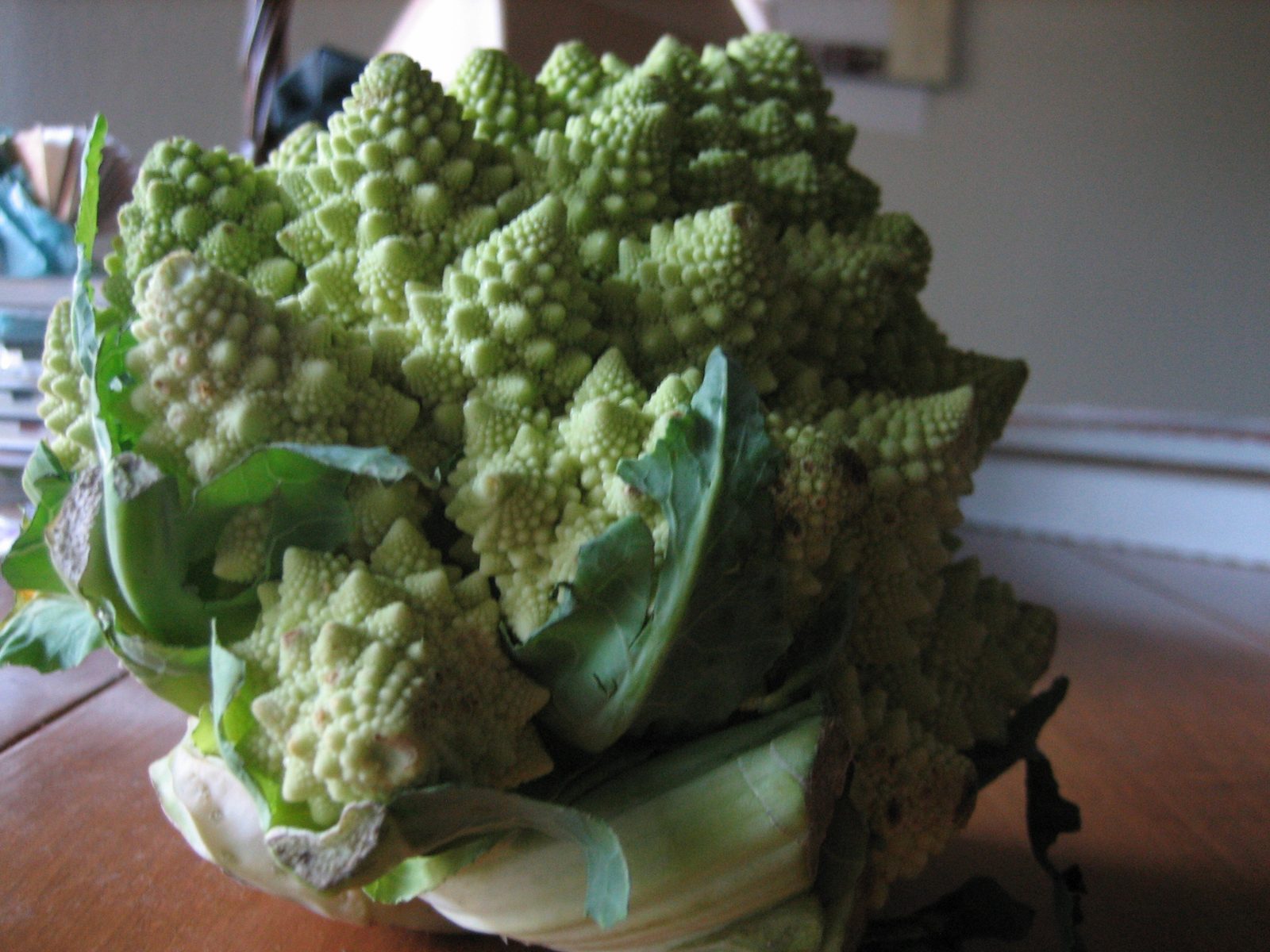 The mystery vegetable, supposedly a relative of the cauliflower.