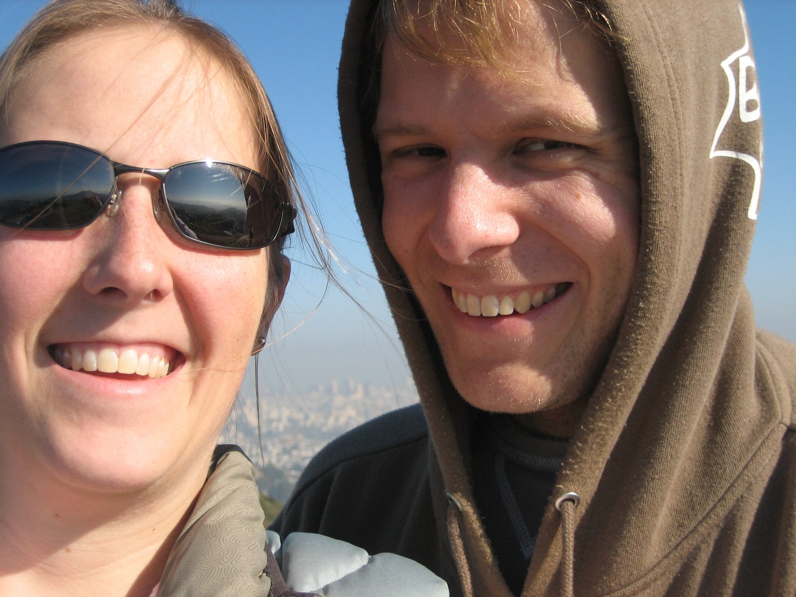 We're actually beginning to rock at self-photography.