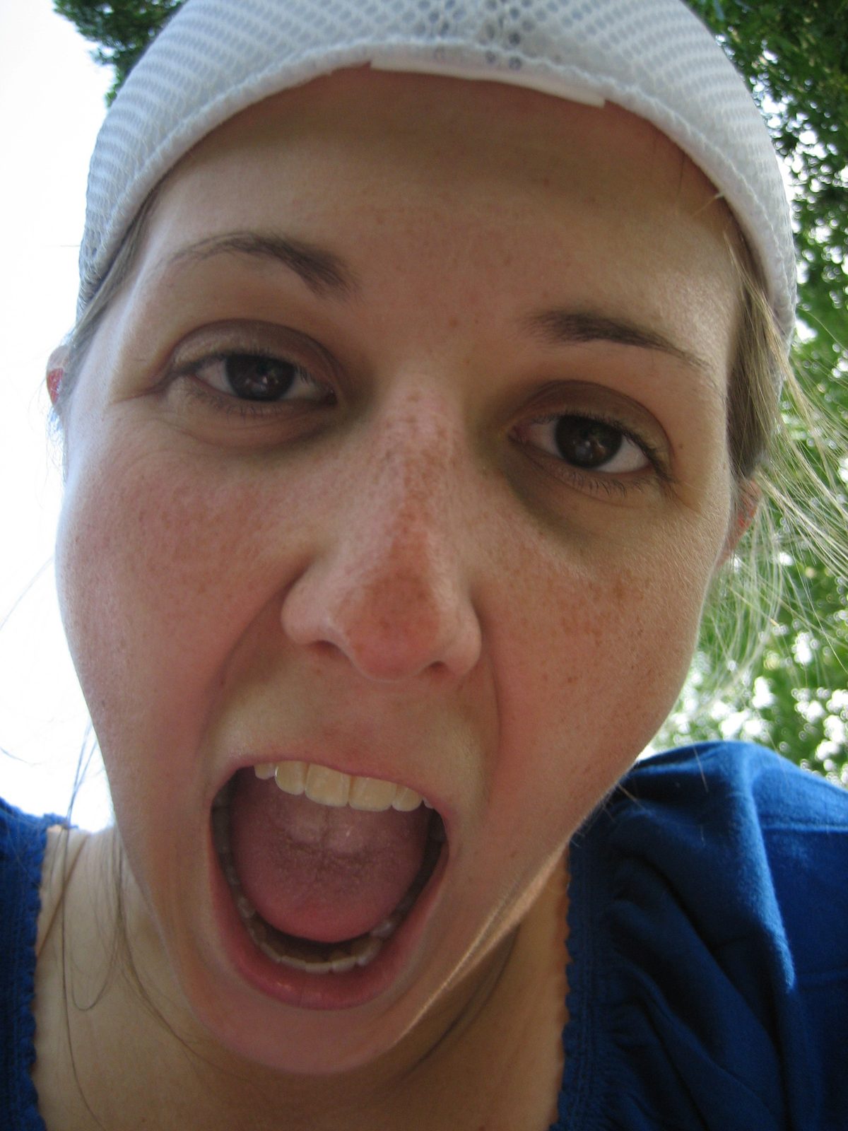 Possibly my new favorite picture of myself.  John's response:
John: please erase that...