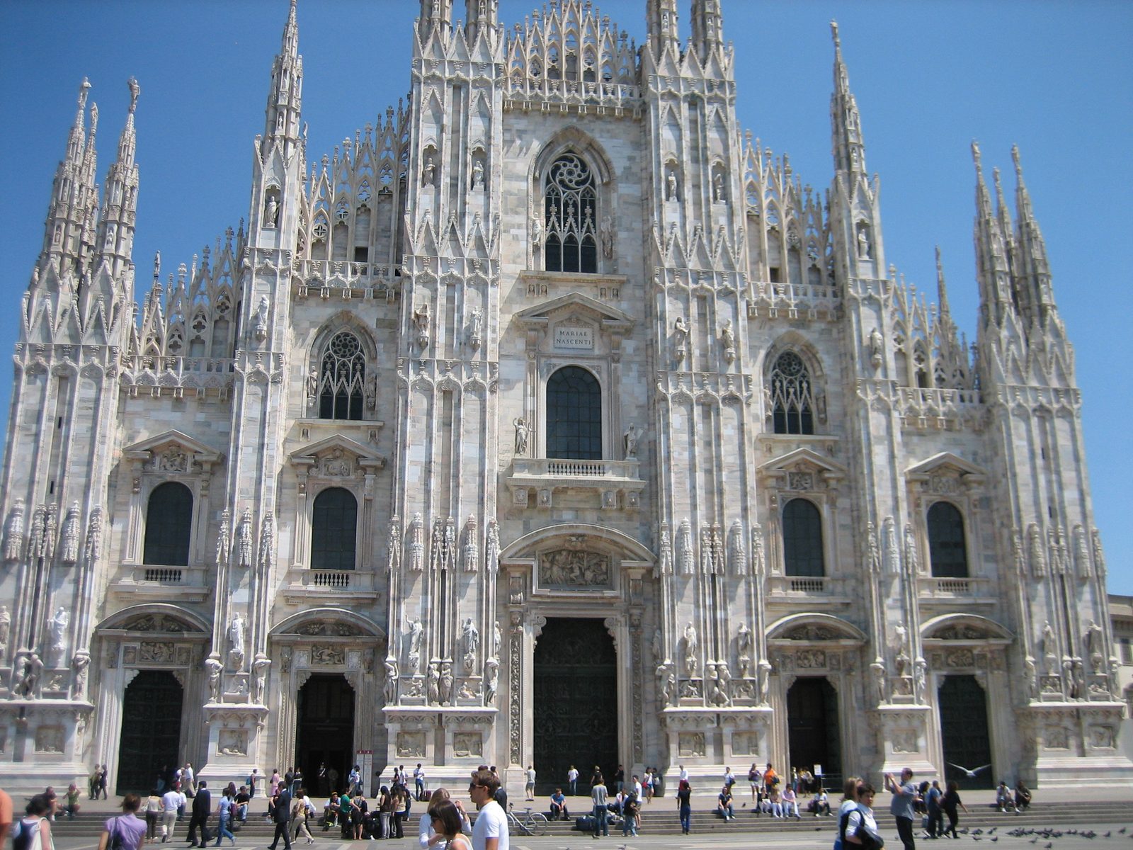 The Duomo.  It was so wide and tall, and the ground layout so awkward, it was hard to get a good...