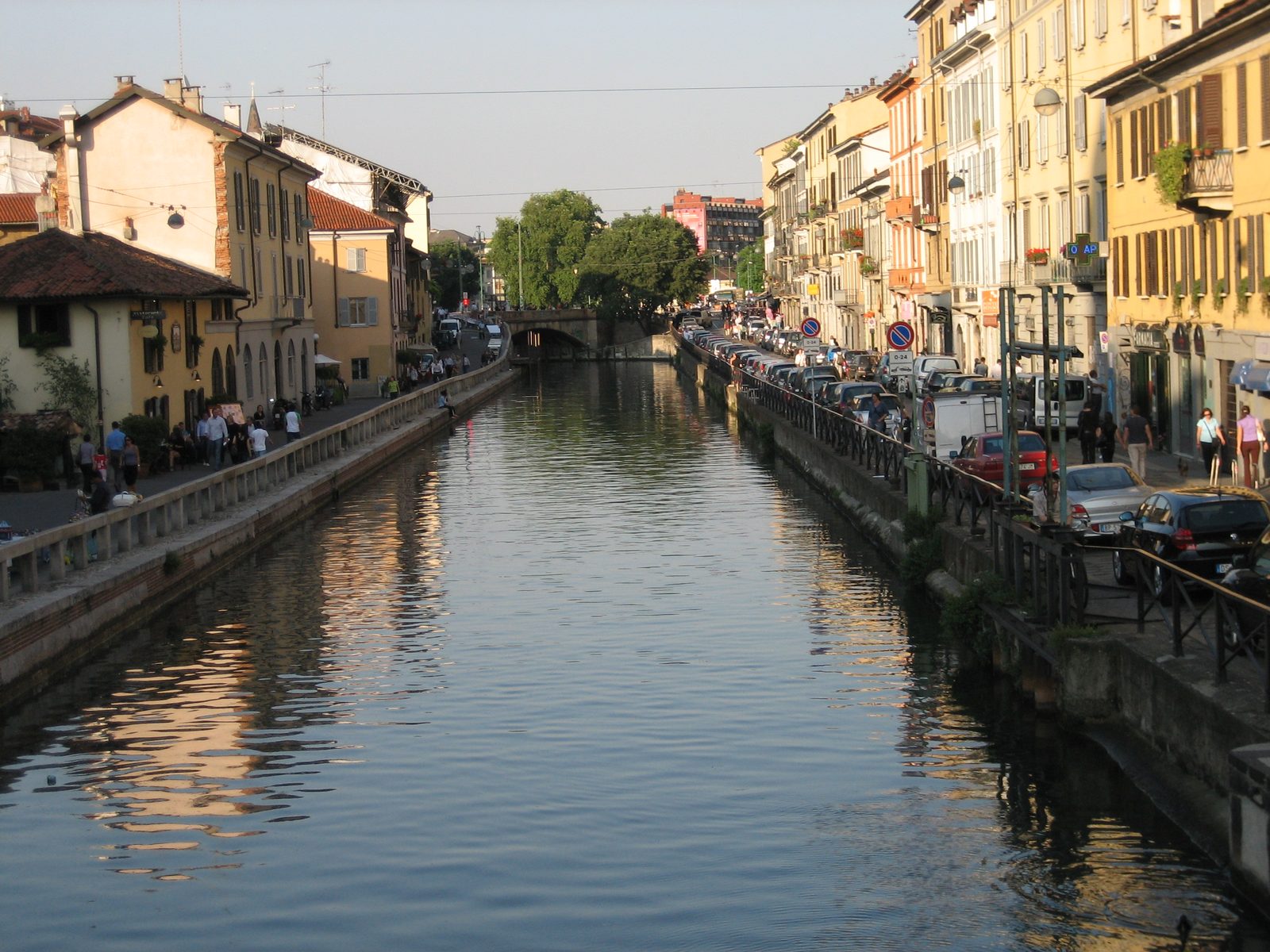 I spent Tuesday evening on the naviglio -- the navigable channels that were once used for...