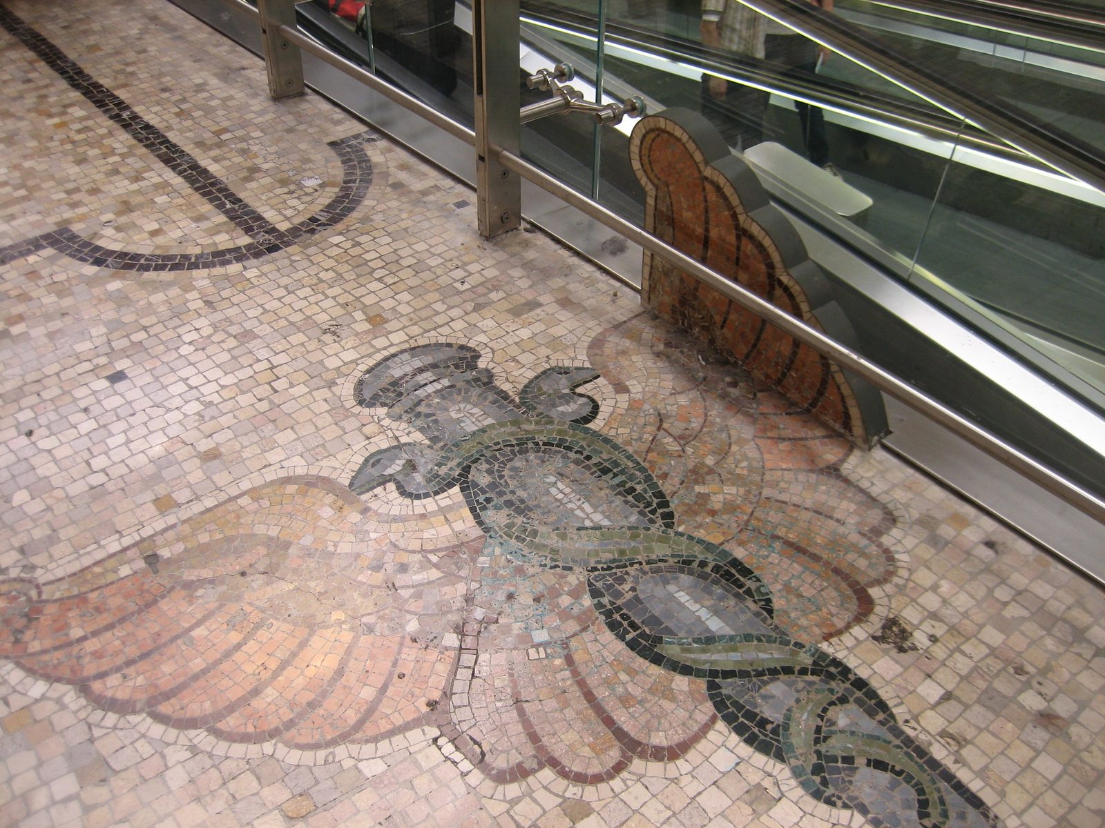 In the main terminal area, changes had been made to update the station - the addition of...