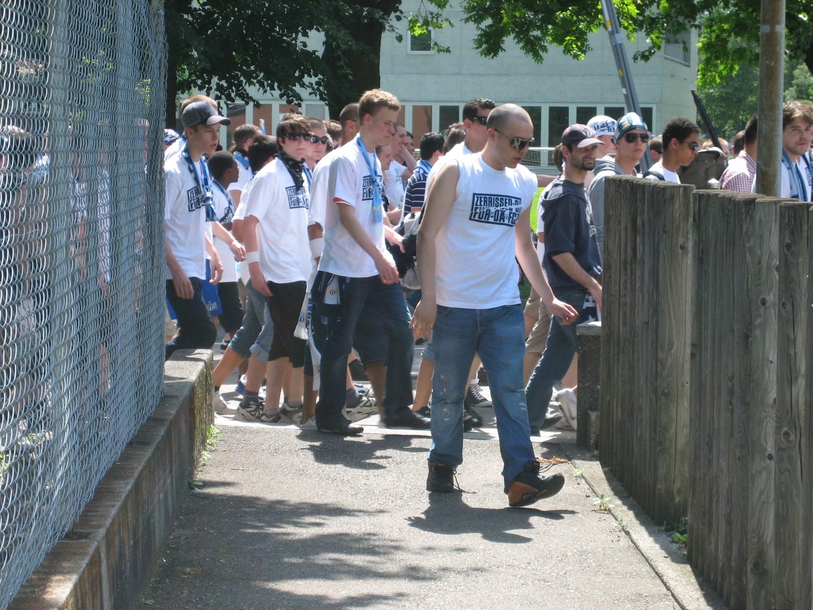 Zurich fans.  This was the only picture I got before they started yelling at us to put away our...