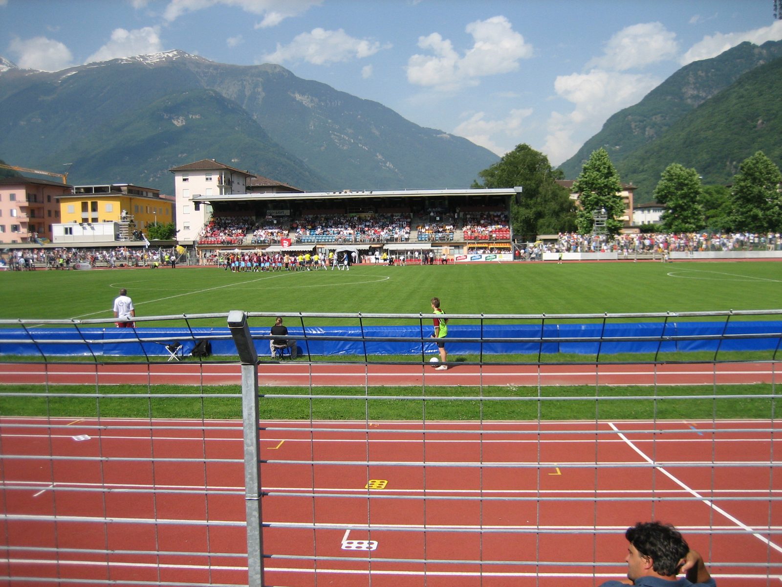 The stadium.  Again, for comparison, think back to the Milan stadium.  I cannot imagine what the...